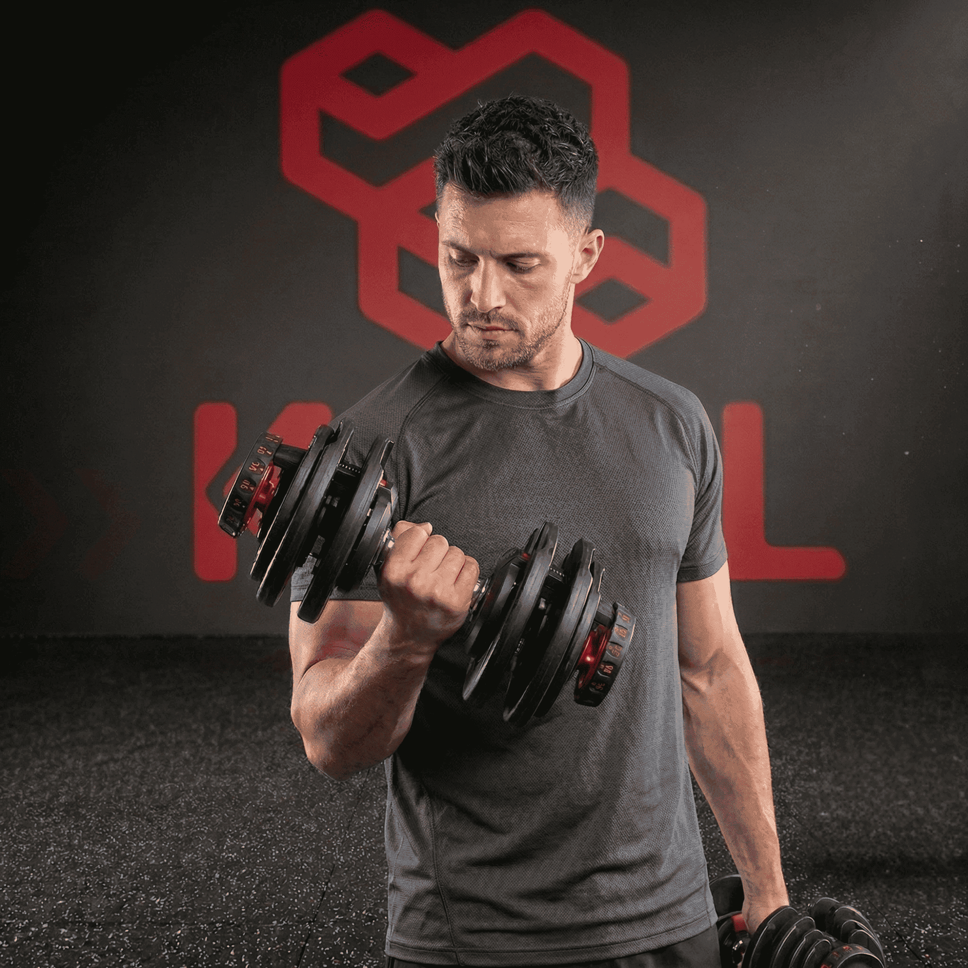 KEFL Adjustable Select Tech Dumbbell 40KG Pair