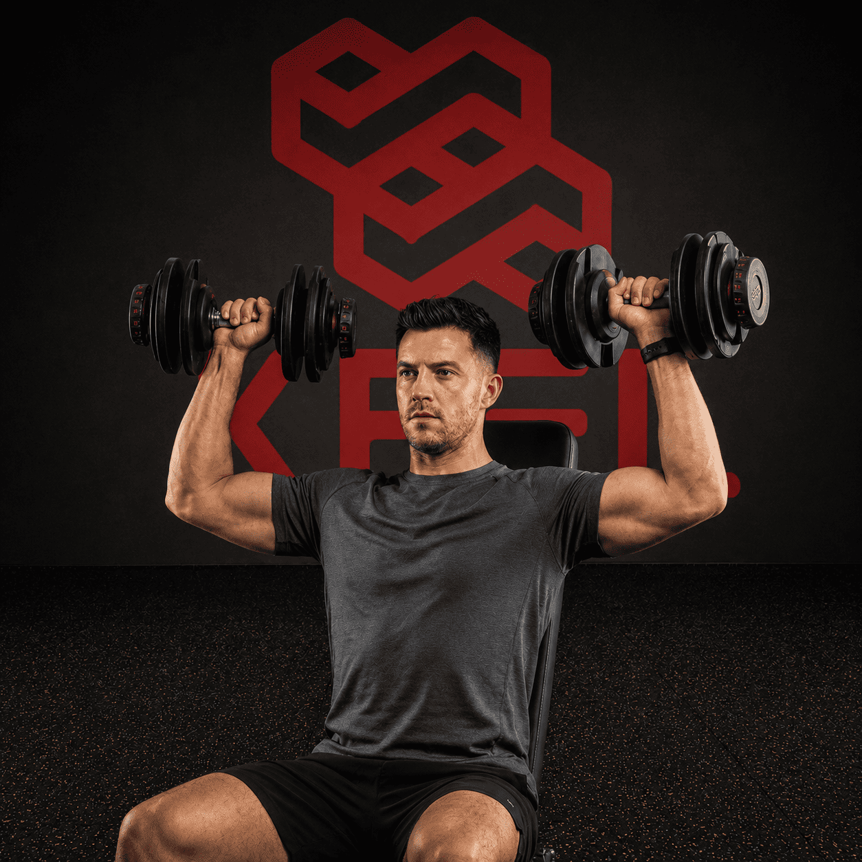 KEFL Adjustable Select Tech Dumbbell 40KG Pair