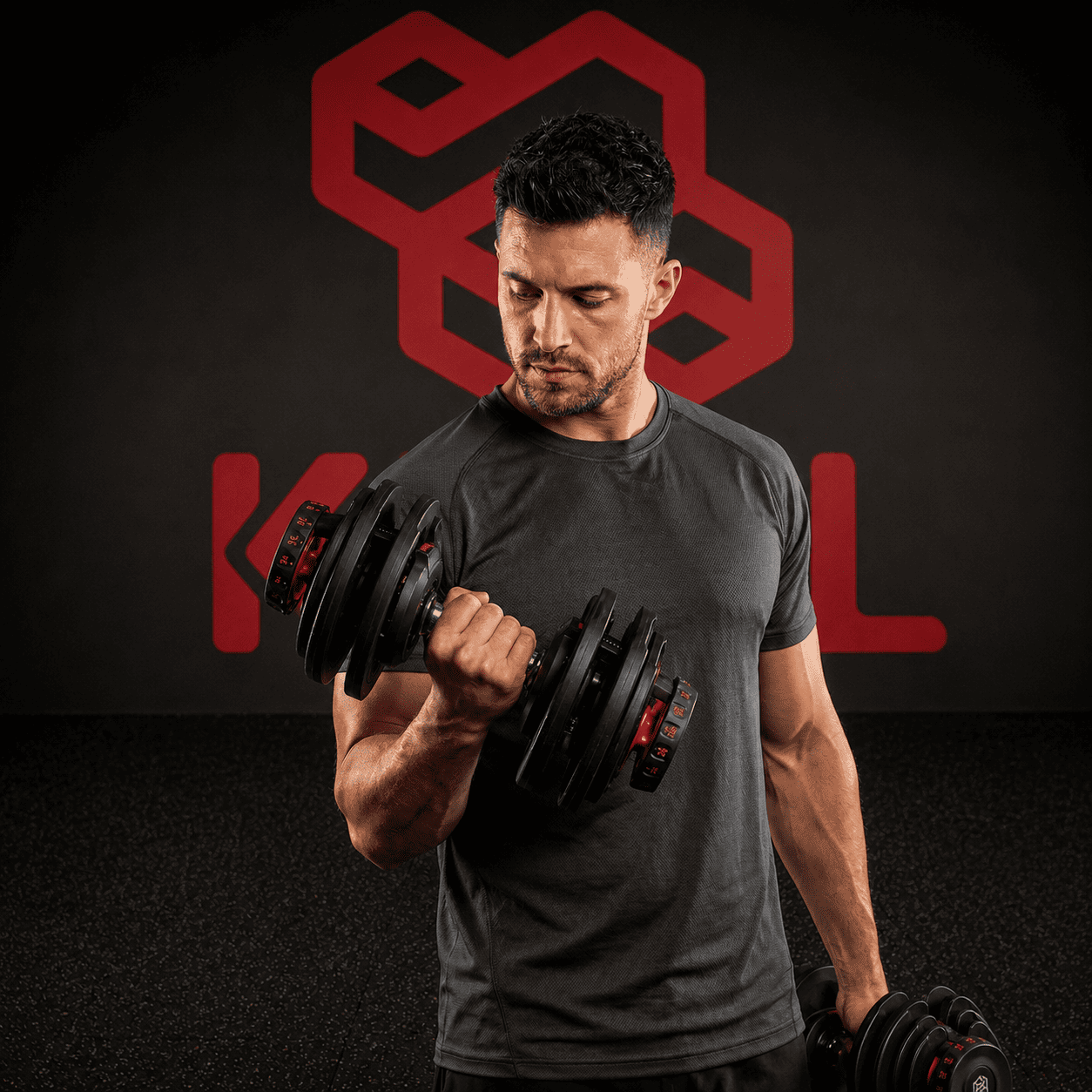 KEFL Adjustable Select Tech Dumbbell 40KG Pair