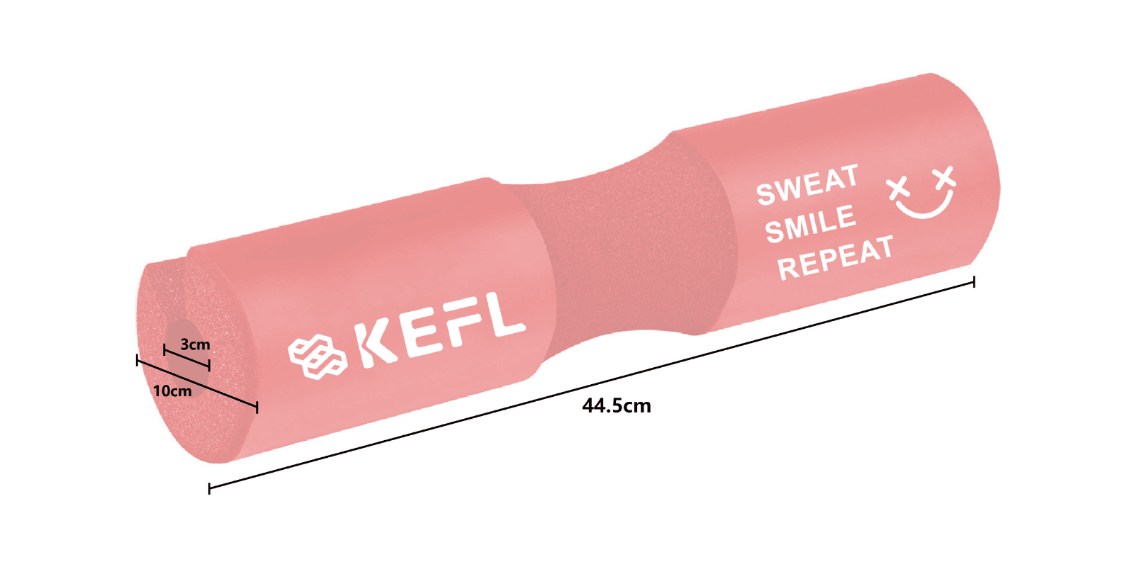 KEFL Barbell Squat Pad With Straps