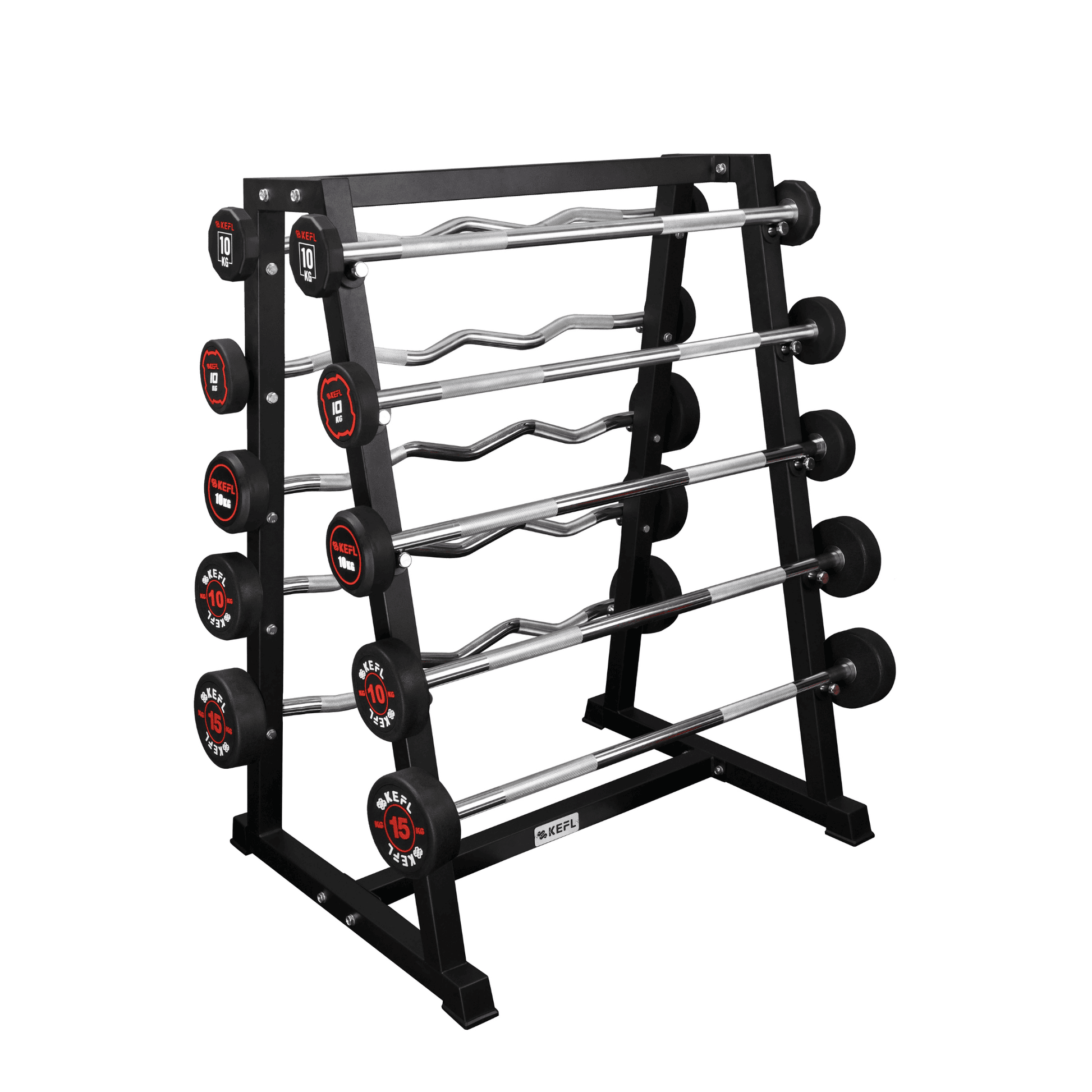 KEFL Barbell weight rack ( Holds 10 bars)