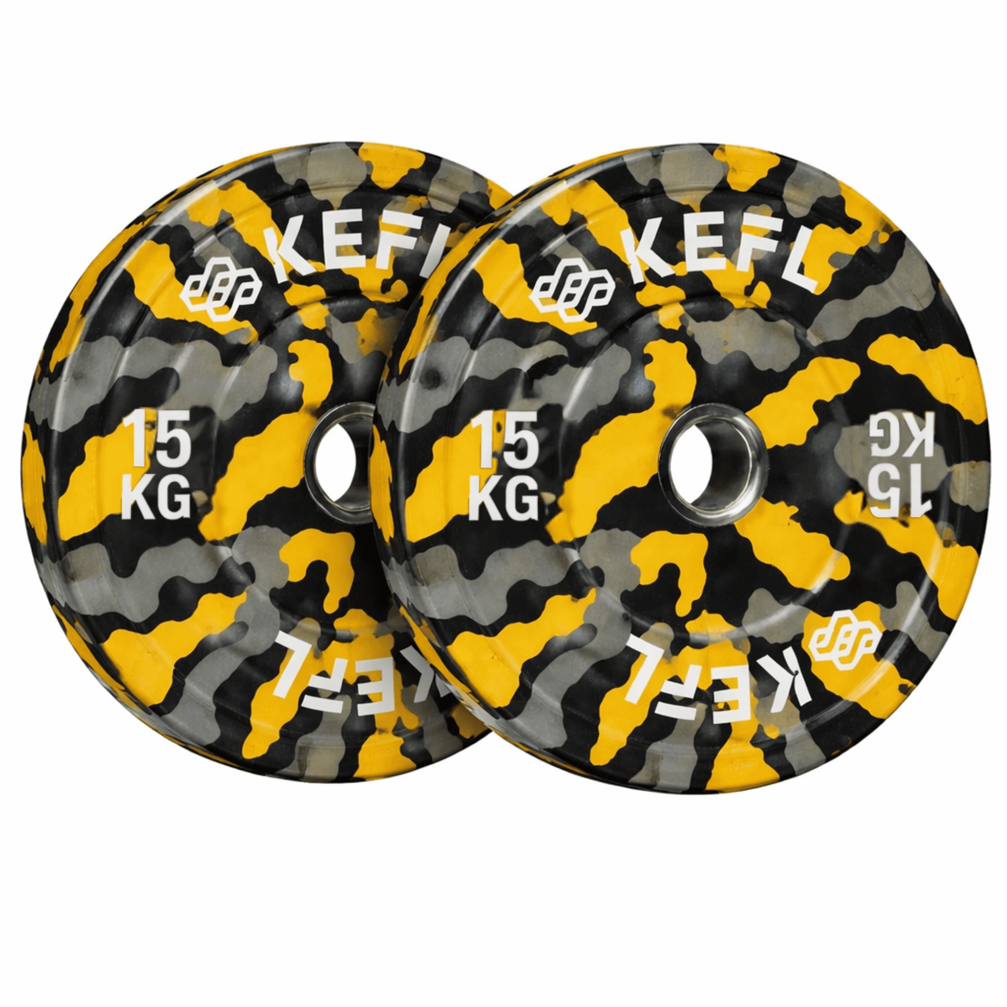 KEFL Camo Olympic Bumper Plates