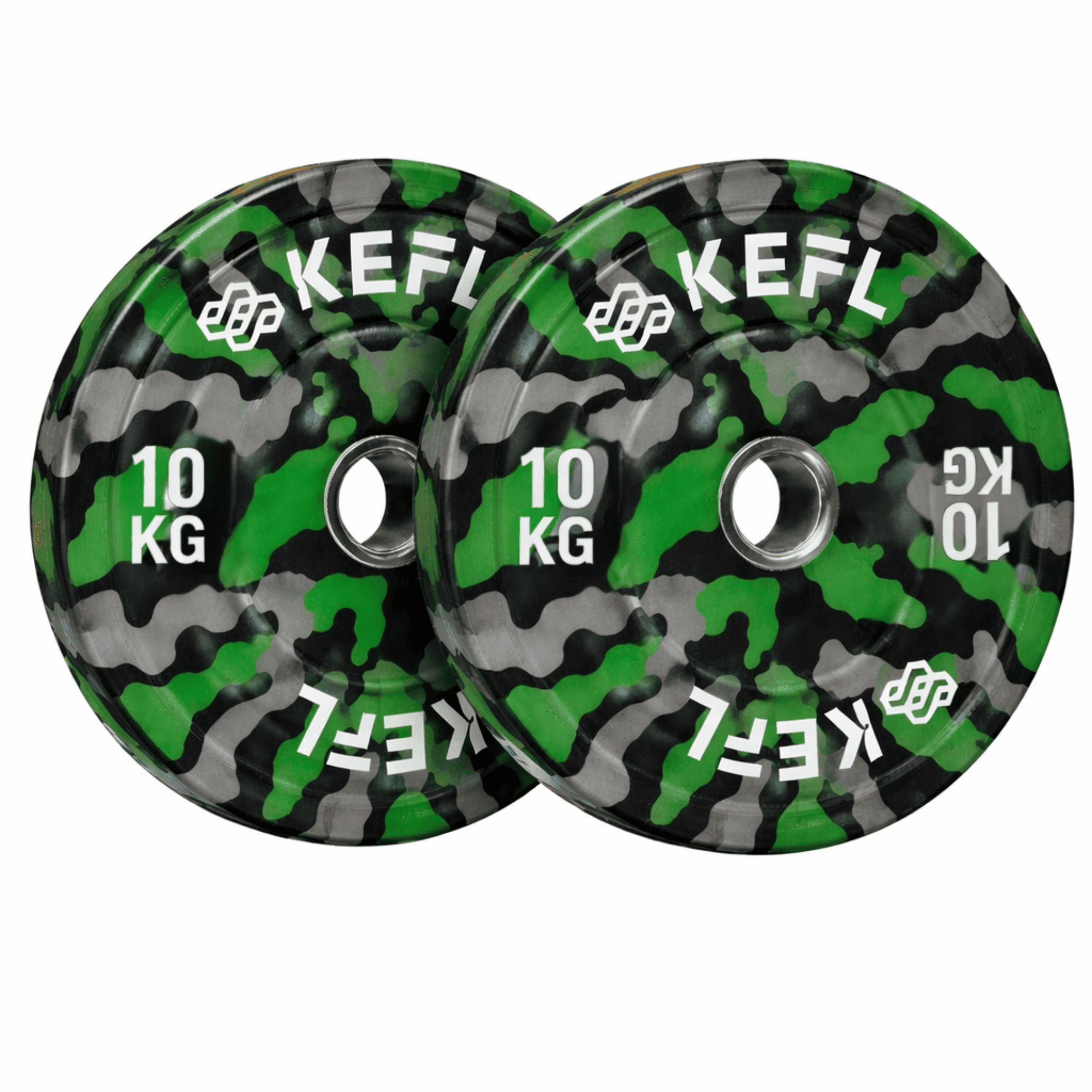 KEFL Camo Olympic Bumper Plates
