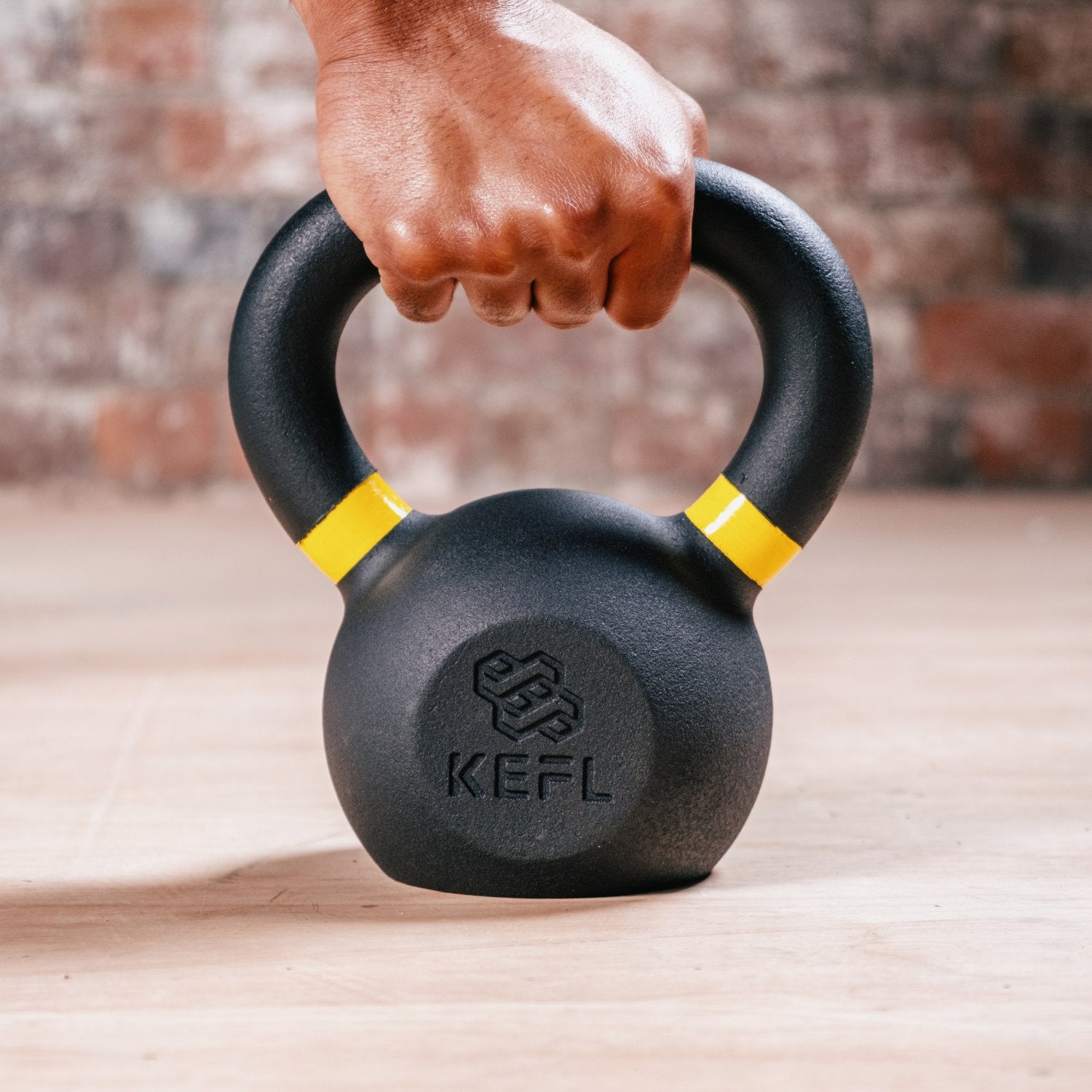 KEFL Colour Coded Cast Iron Kettlebell