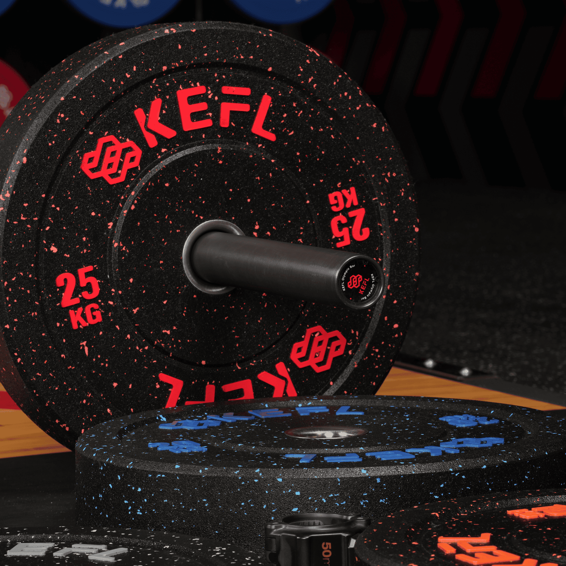 KEFL Colour Splash Bumper Plates