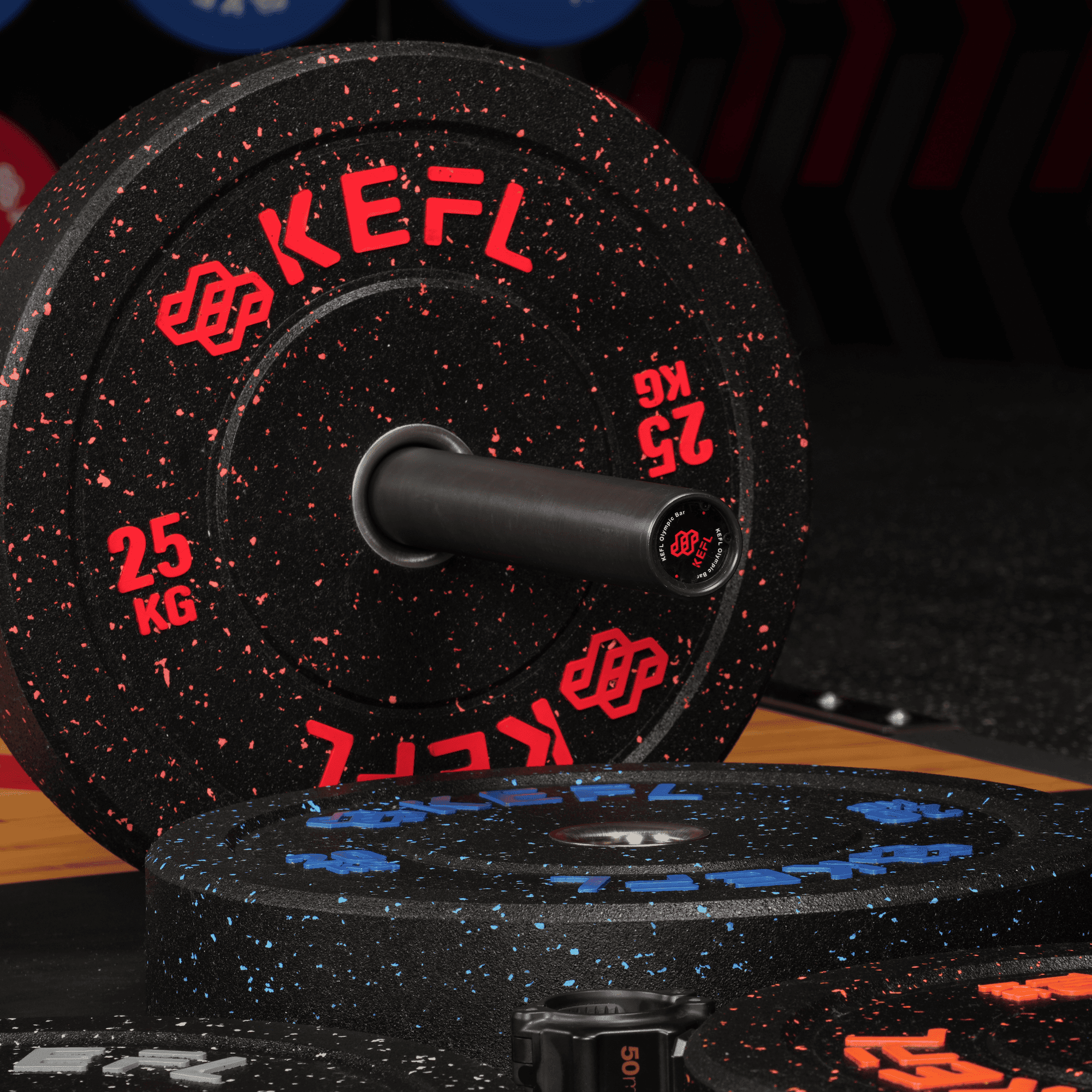KEFL Colour Splash Bumper Plates