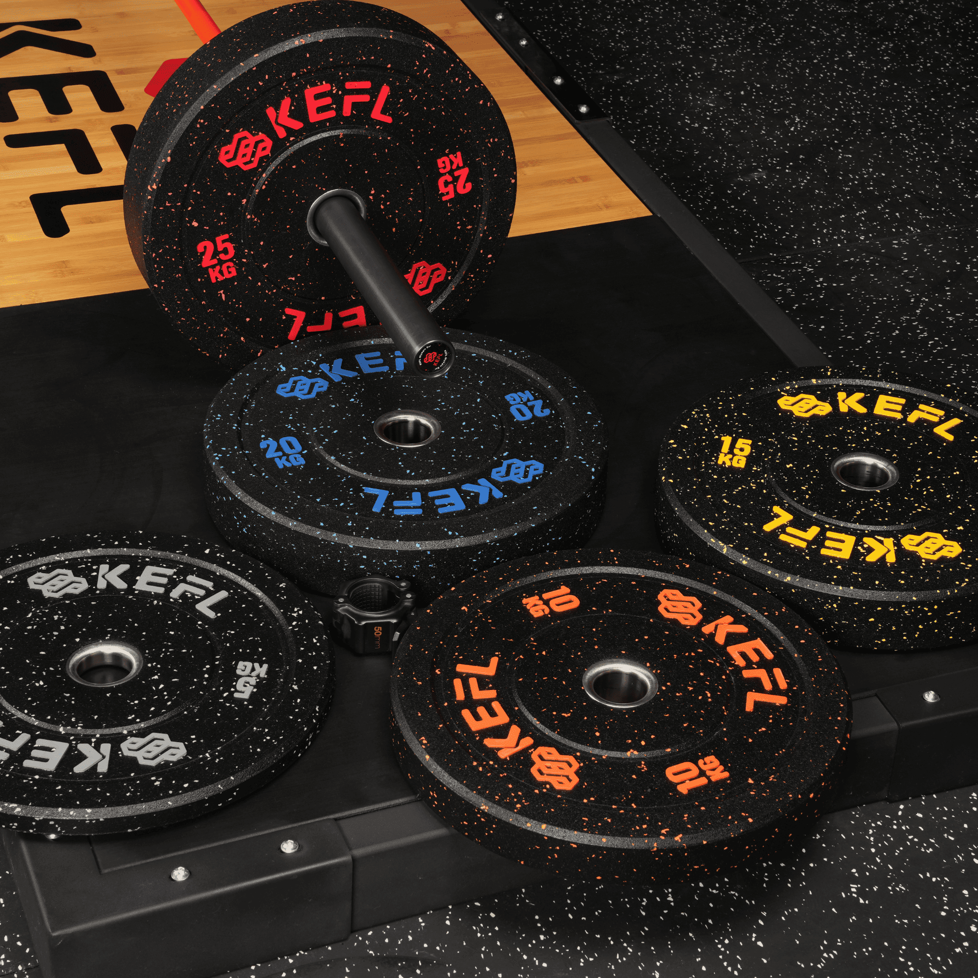 KEFL Colour Splash Bumper Plates
