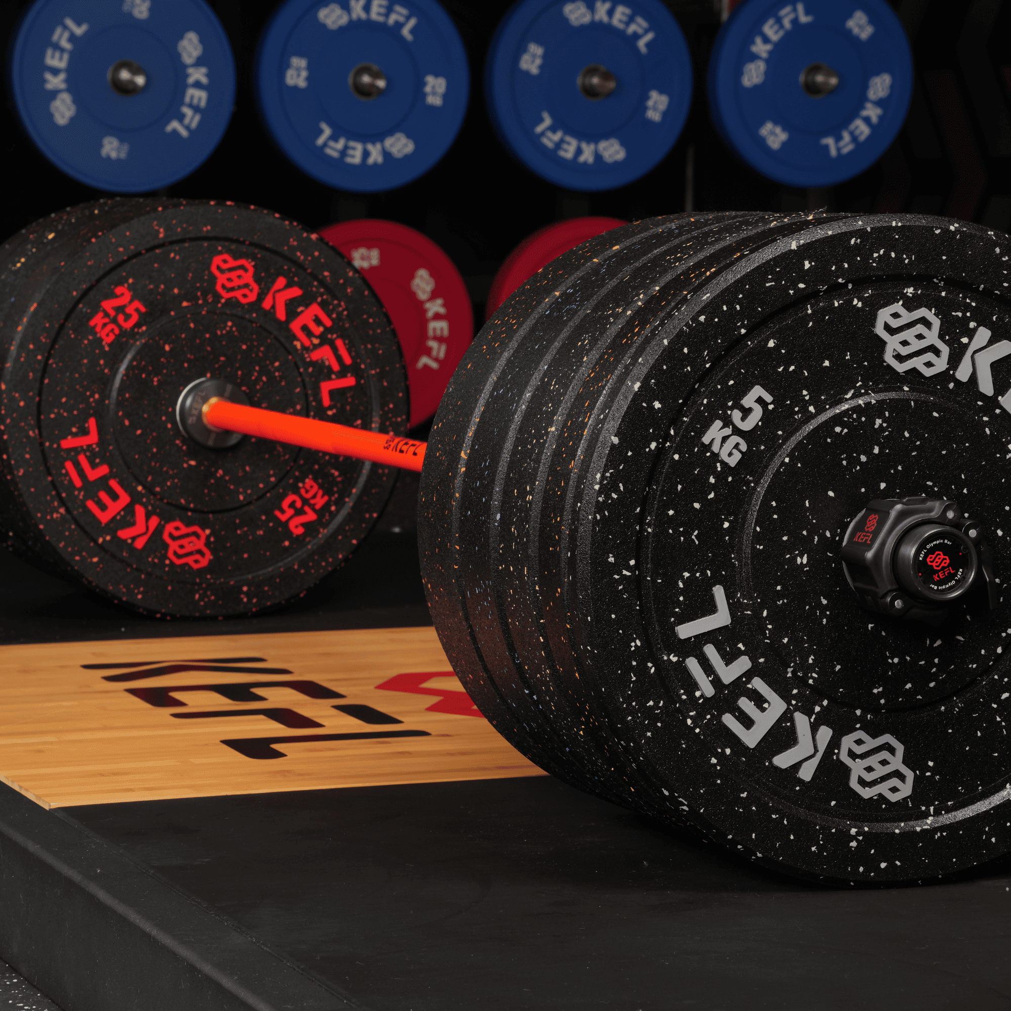KEFL Colour Splash Bumper Plates