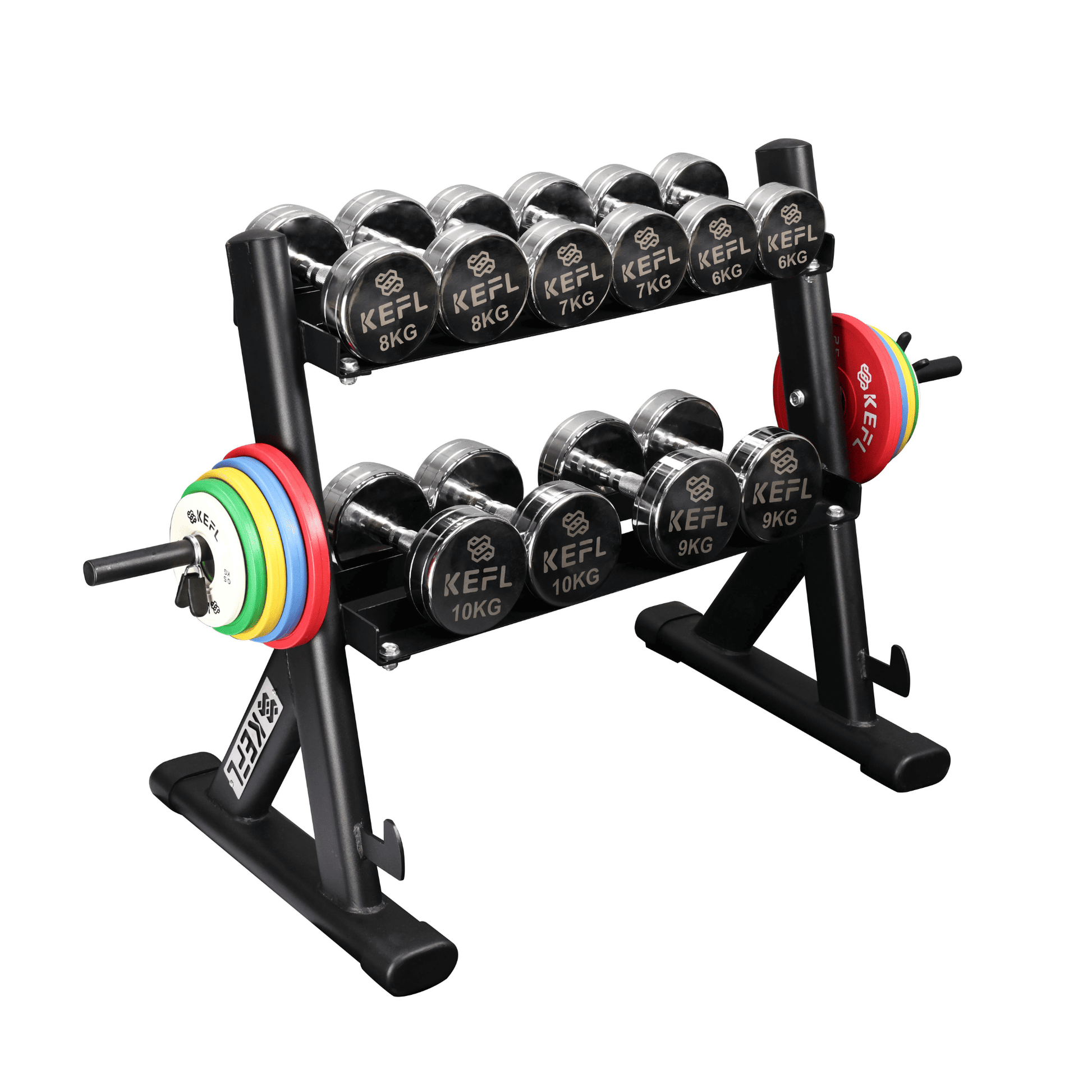 KEFL Combined Dumbbells And Plates Rack