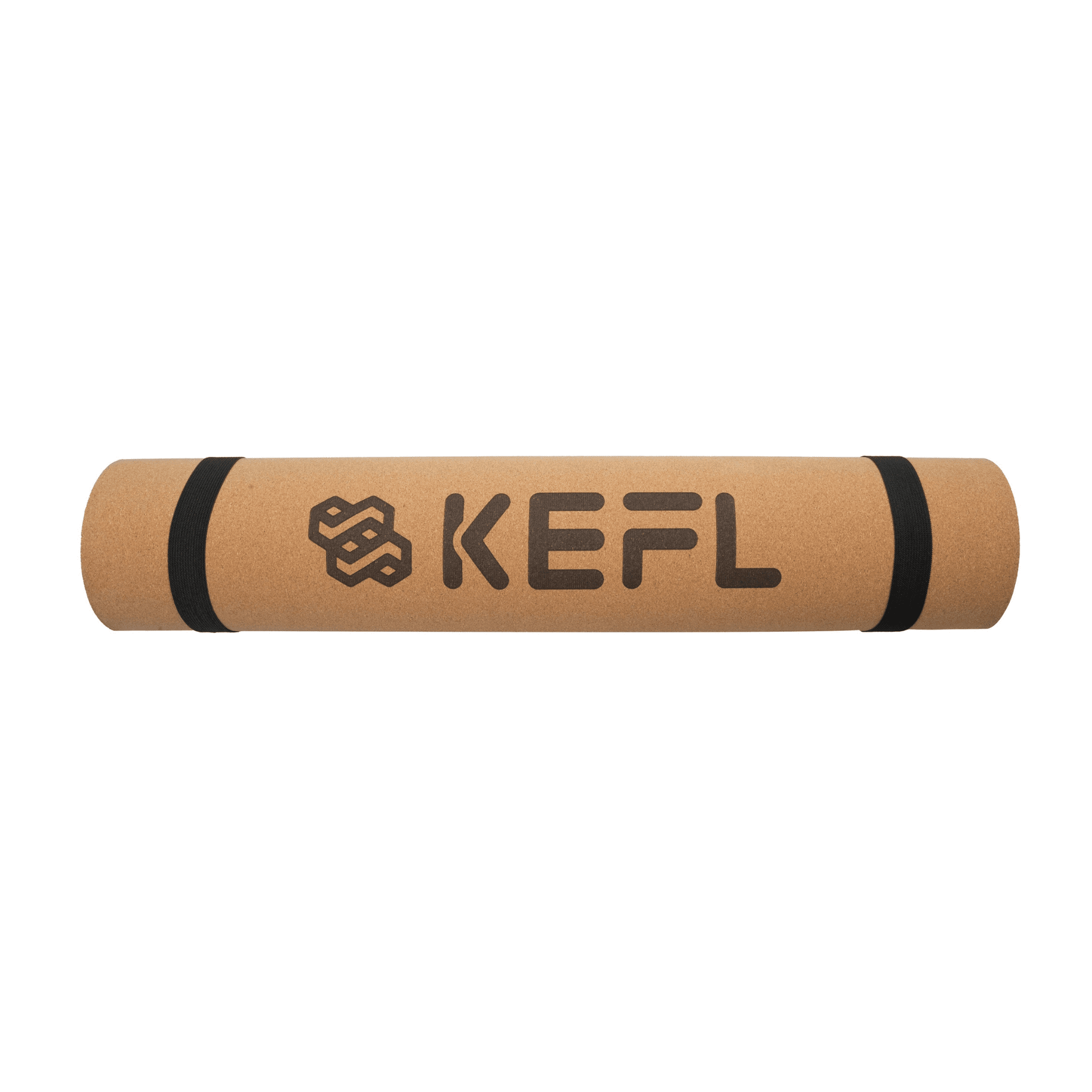 KEFL Cork Rubber Yoga Mats - Free Carry Strap