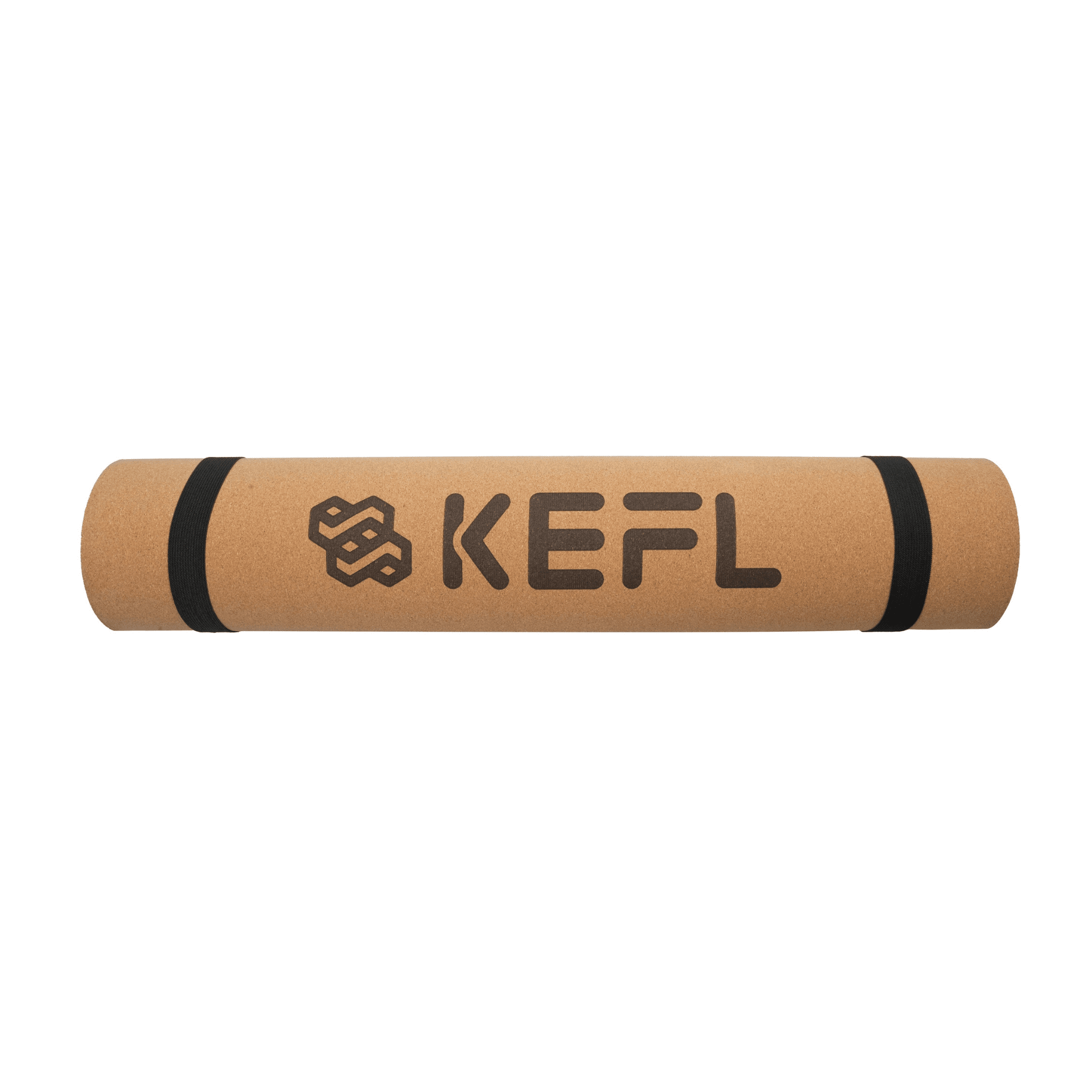 KEFL Cork Rubber Yoga Mats - Free Carry Strap