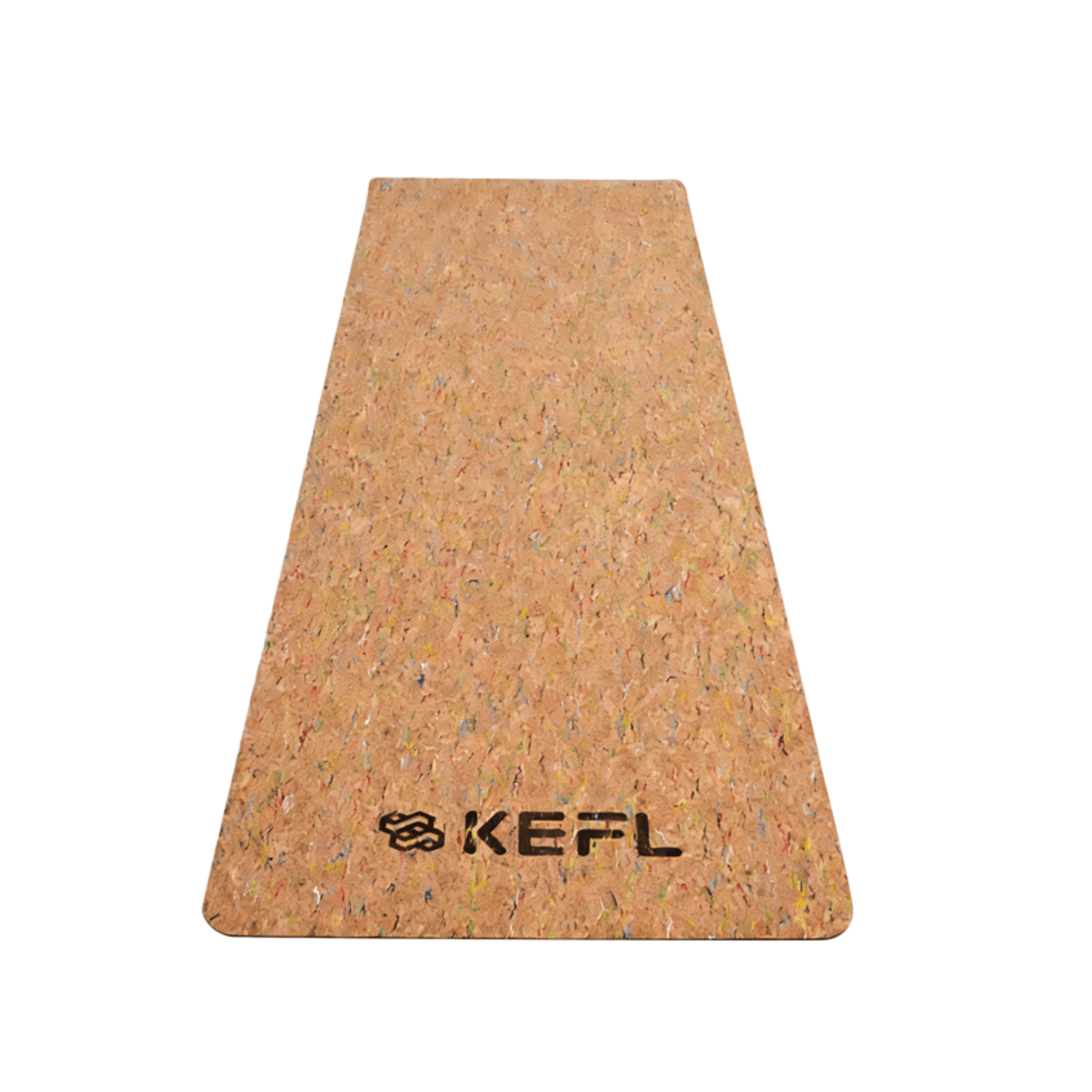 KEFL Cork Rubber Yoga Mats - Free Carry Strap