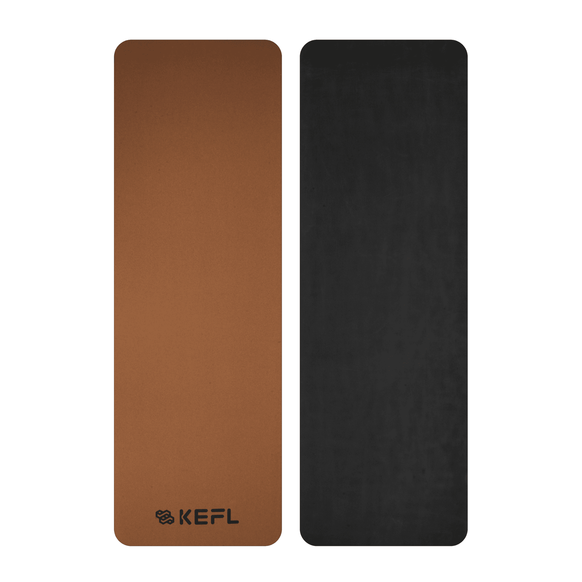 KEFL Cork Rubber Yoga Mats - Free Carry Strap