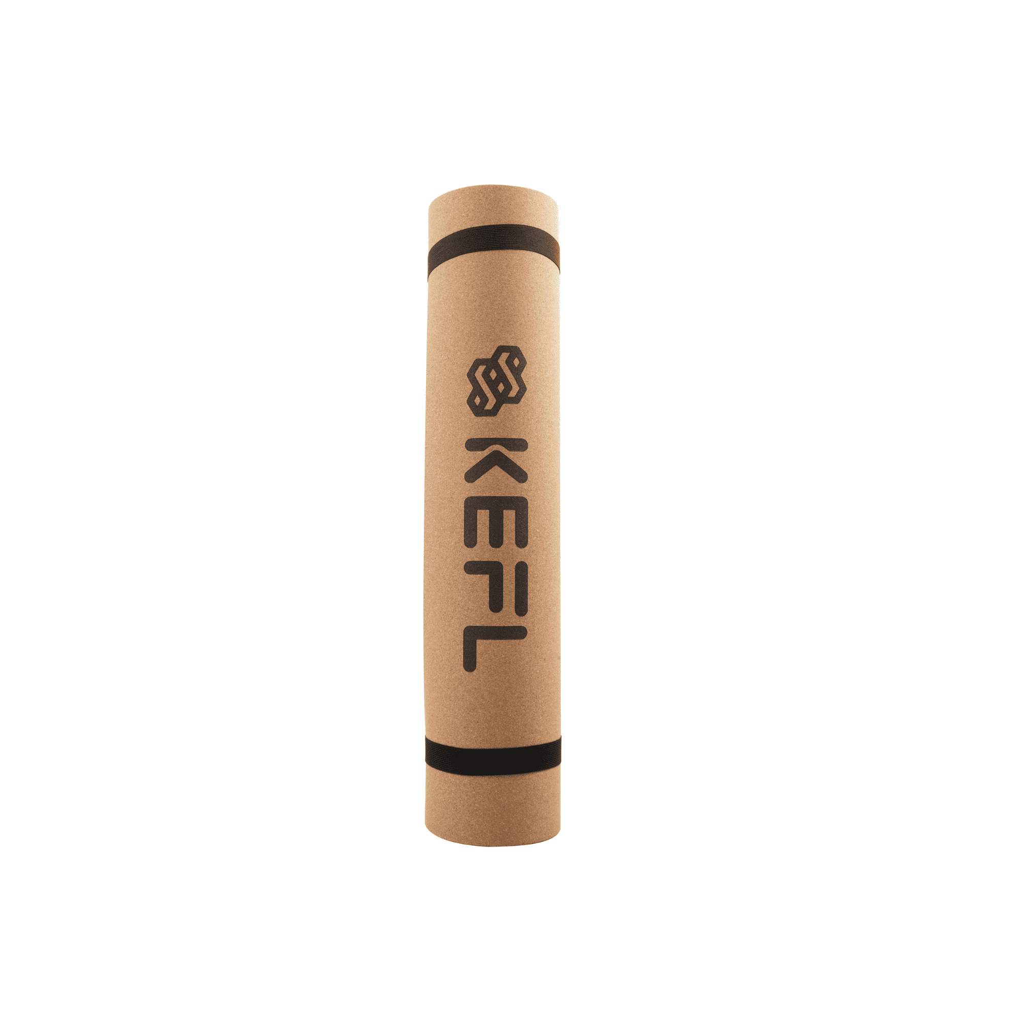 KEFL Double Colour Cork Yoga Mat - Free Carry Strap