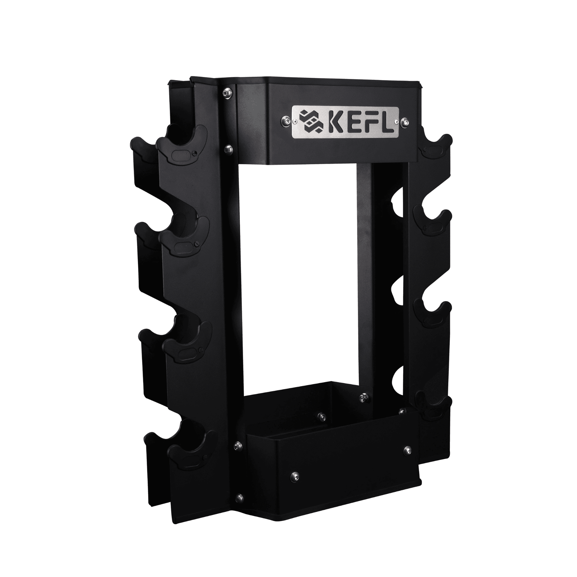 KEFL Dumbbell and Kettlebell Storage Rack
