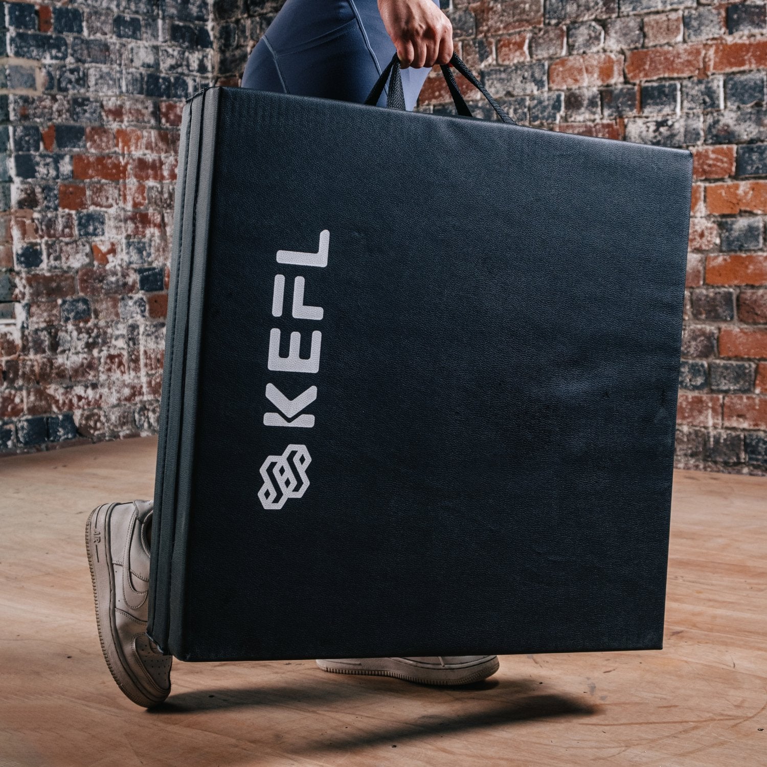 KEFL Foldable Exercise Mat - Black