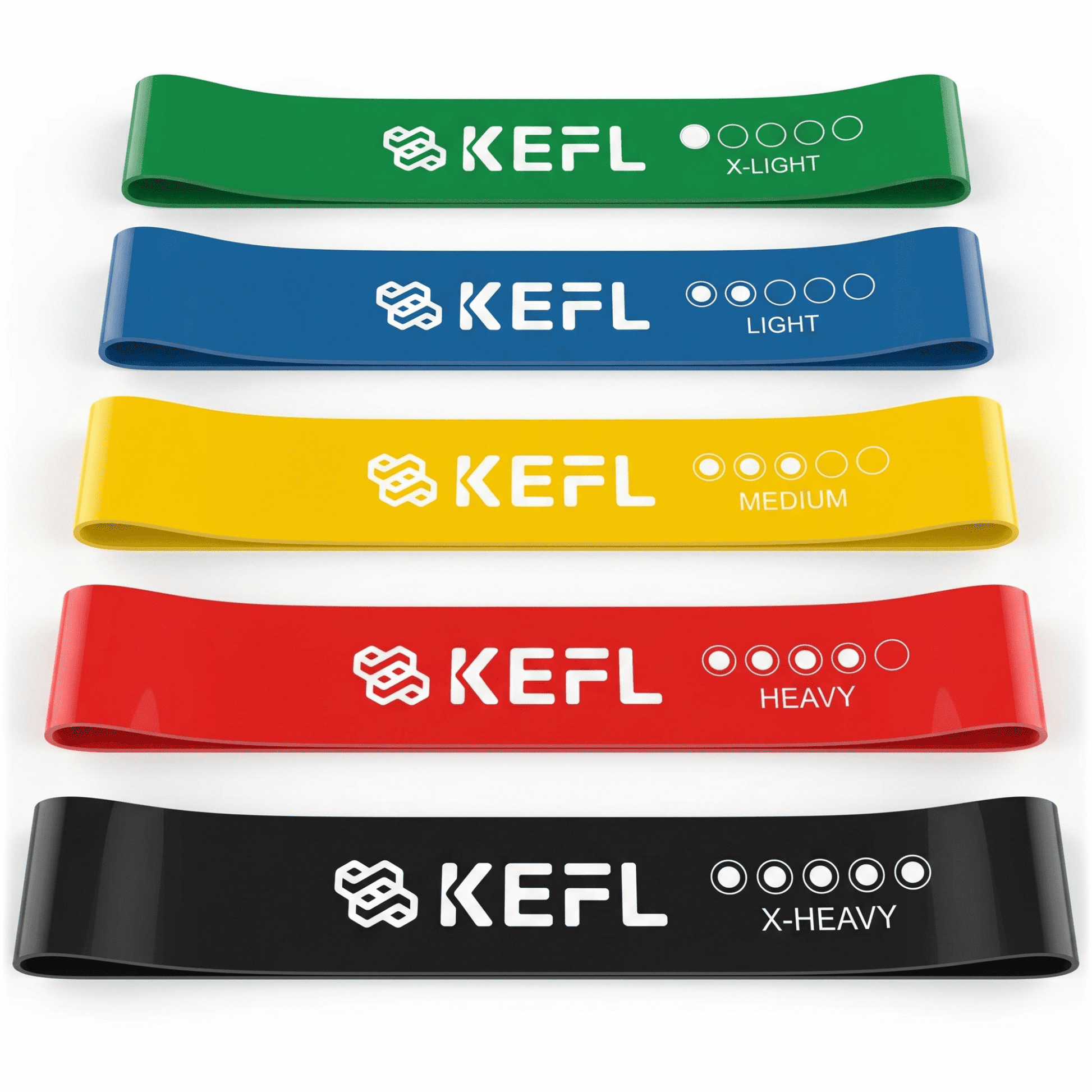 KEFL Life Resistance Loop Bands Set