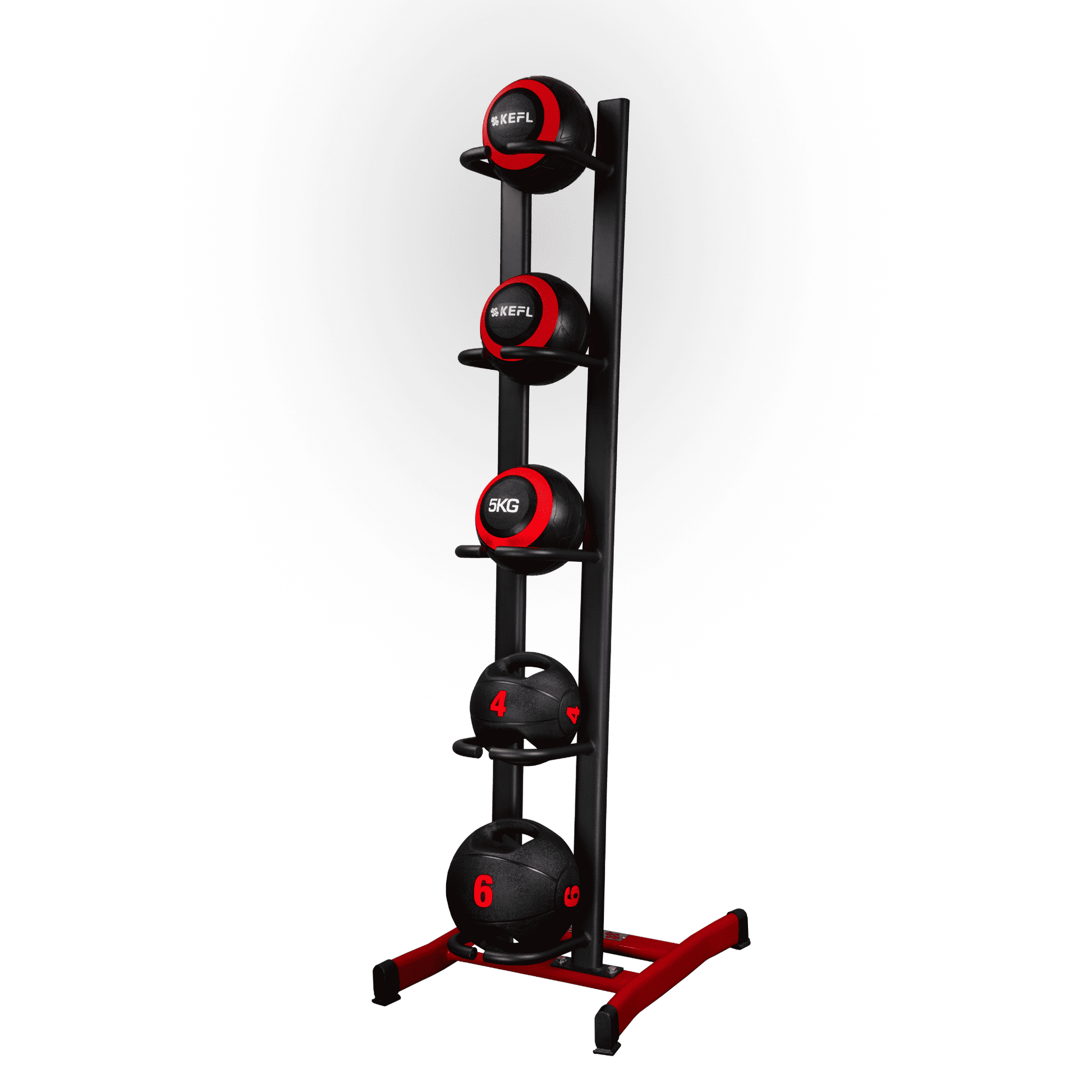 KEFL Medicine Wall Ball & Sandbag Storage Rack