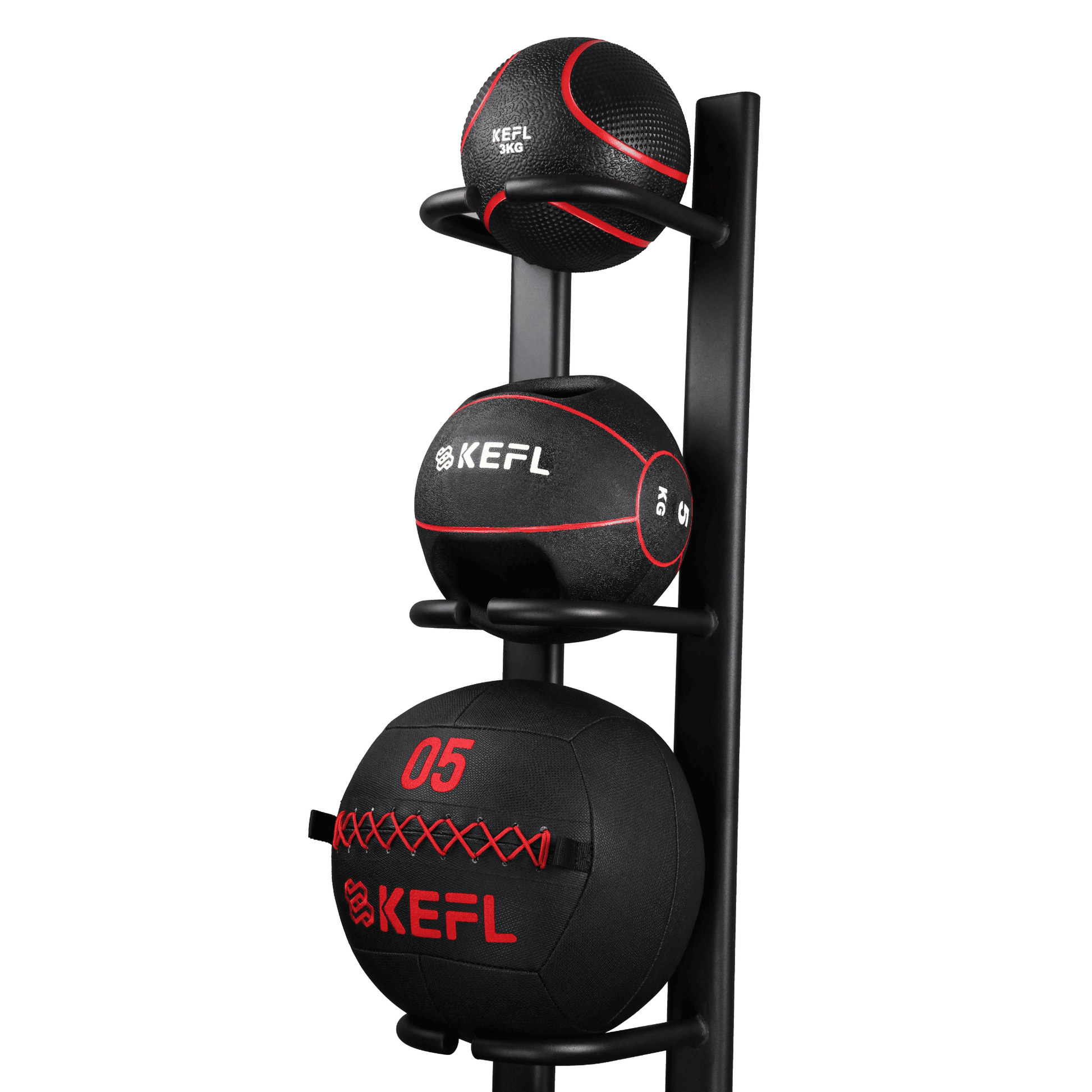 KEFL Medicine Wall Ball & Sandbag Storage Rack