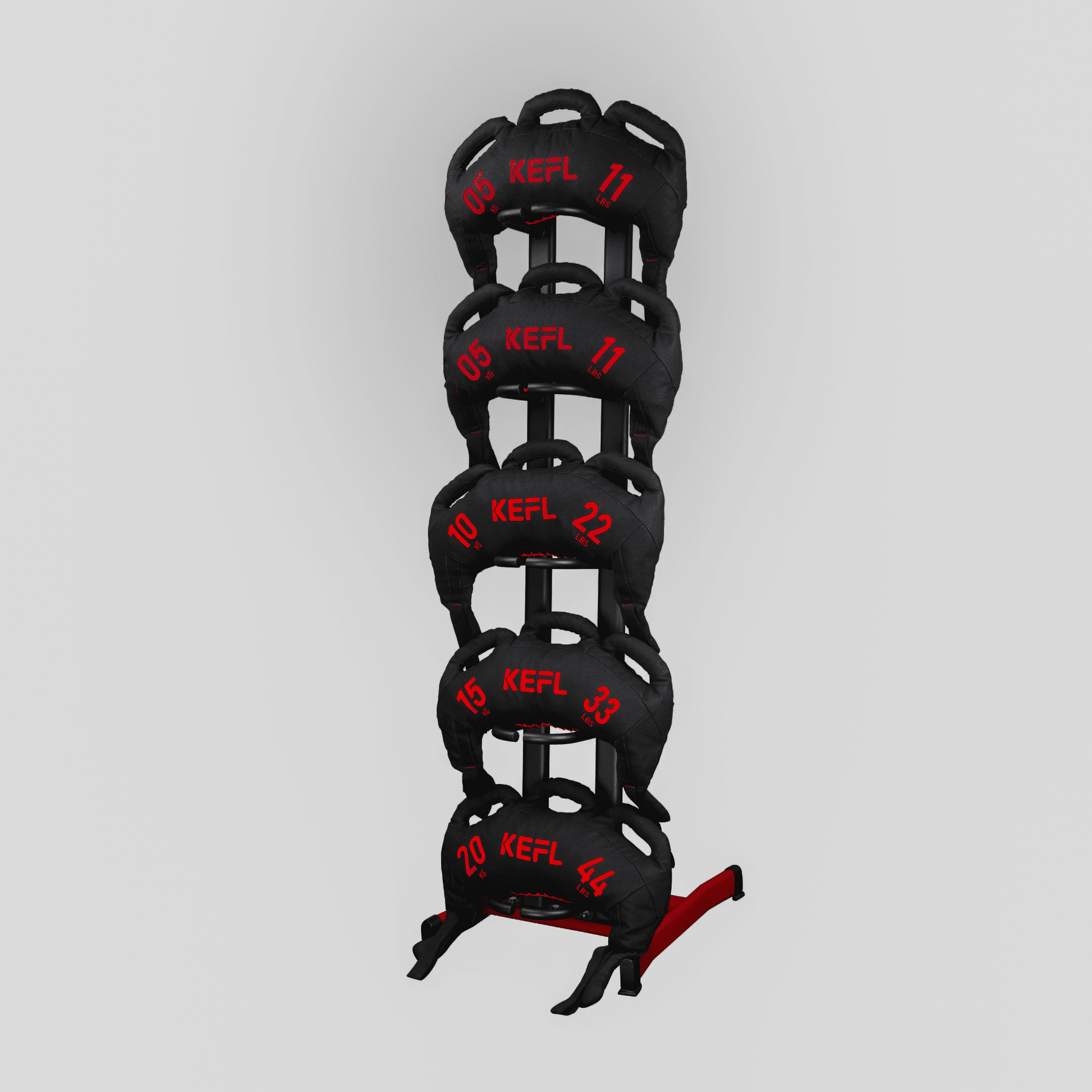 KEFL Medicine Wall Ball & Sandbag Storage Rack