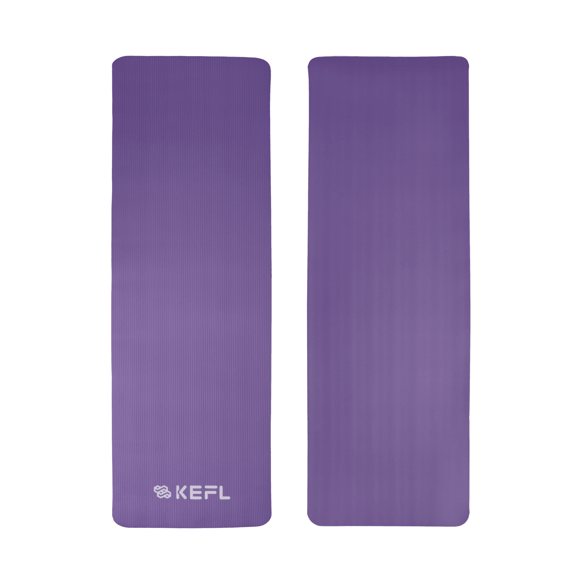 KEFL NBR Yoga Mat 10mm - Free Carry Straps