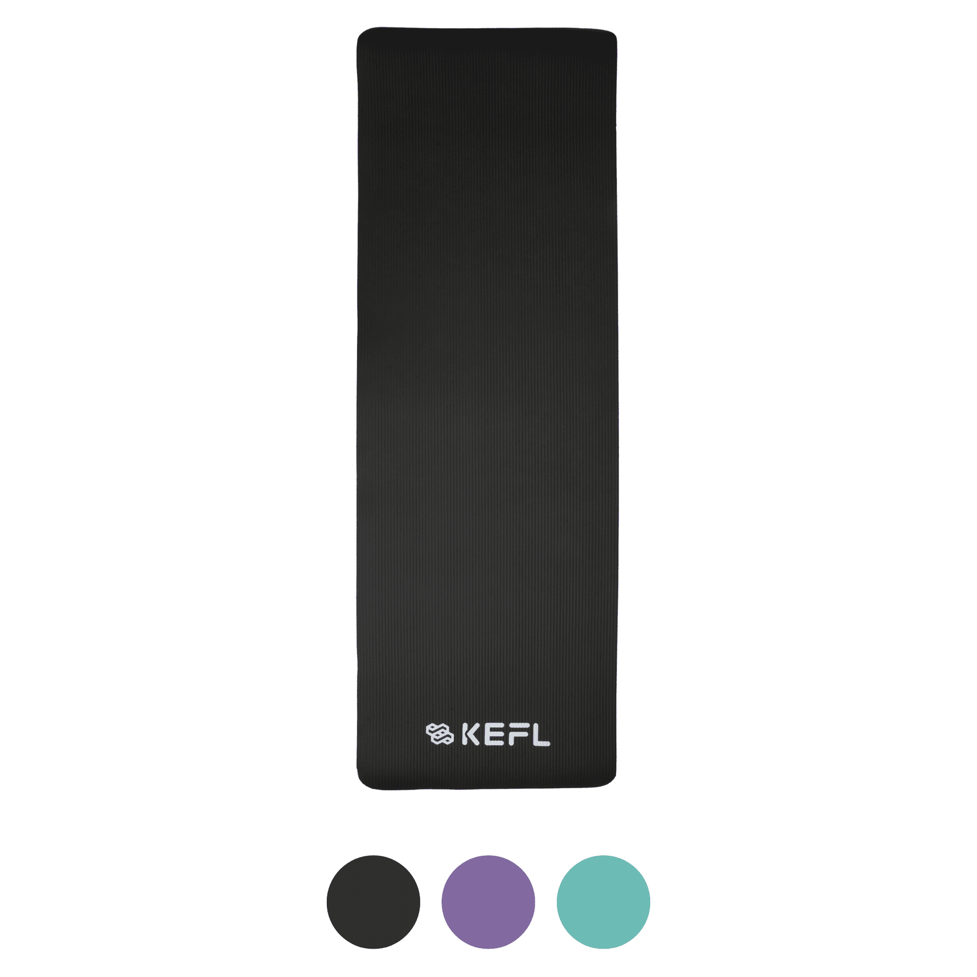 KEFL NBR Yoga Mat 10mm - Free Carry Straps