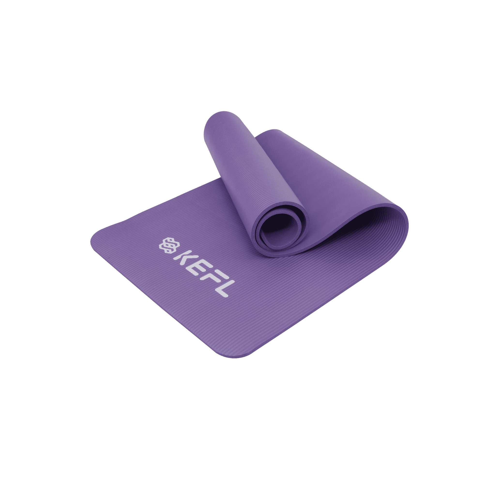 KEFL NBR Yoga Mat 10mm - Free Carry Straps