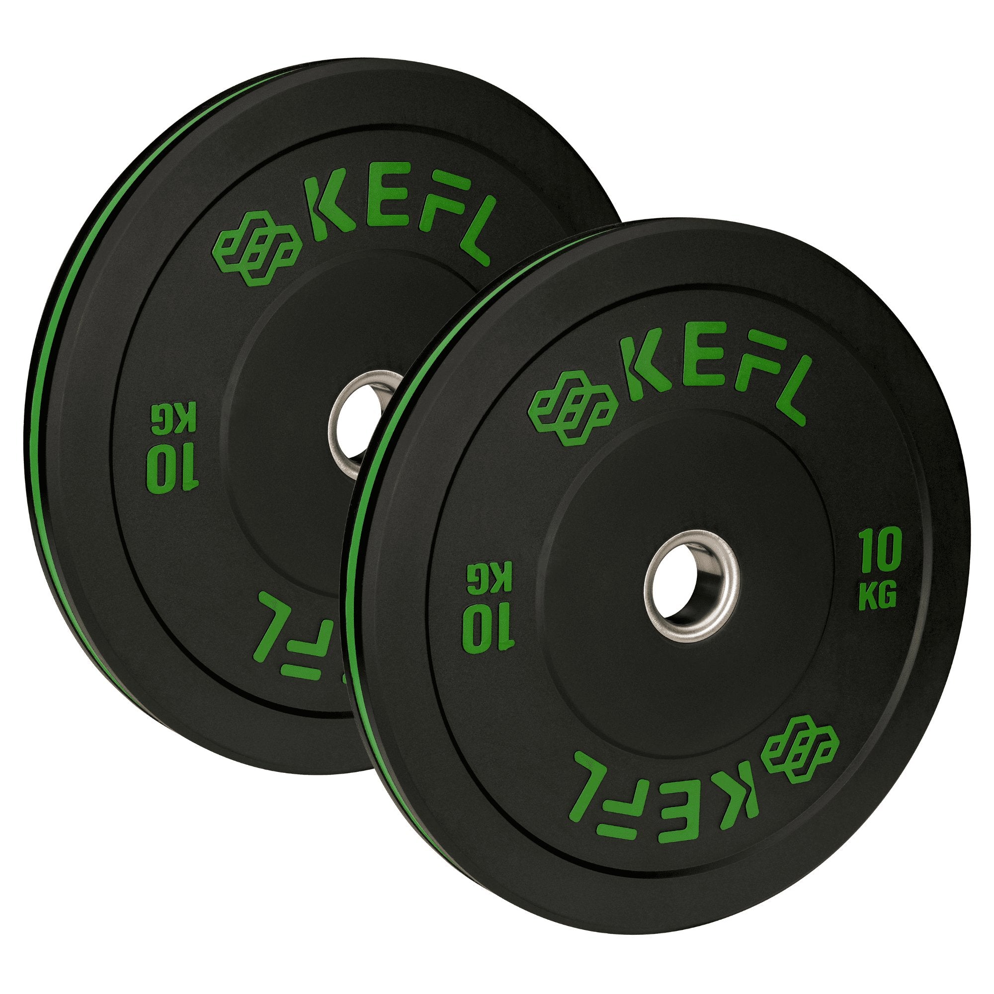 KEFL Olympic Bumper Plate - Black/Colour Coded - KEFLUK