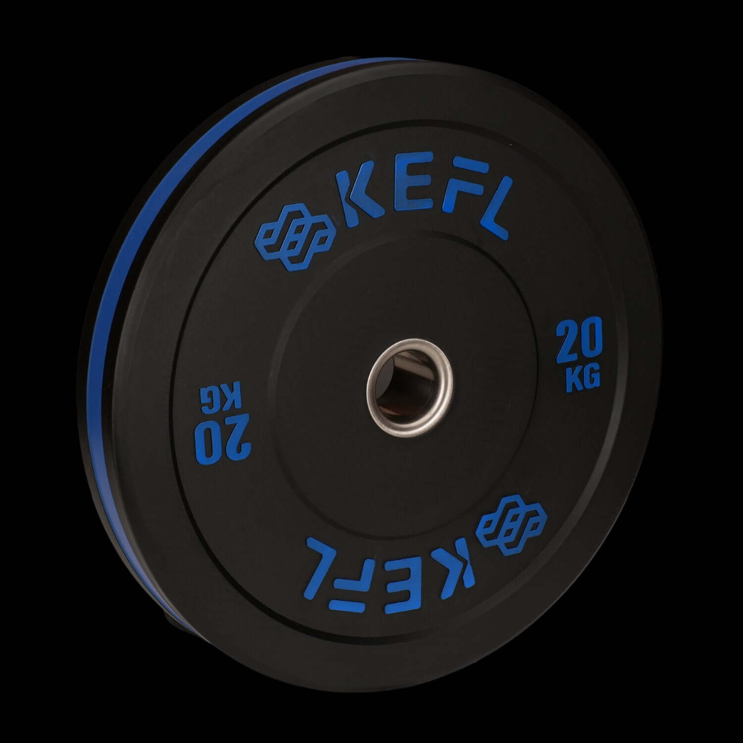 KEFL Olympic Bumper Plate - Black/Colour Coded