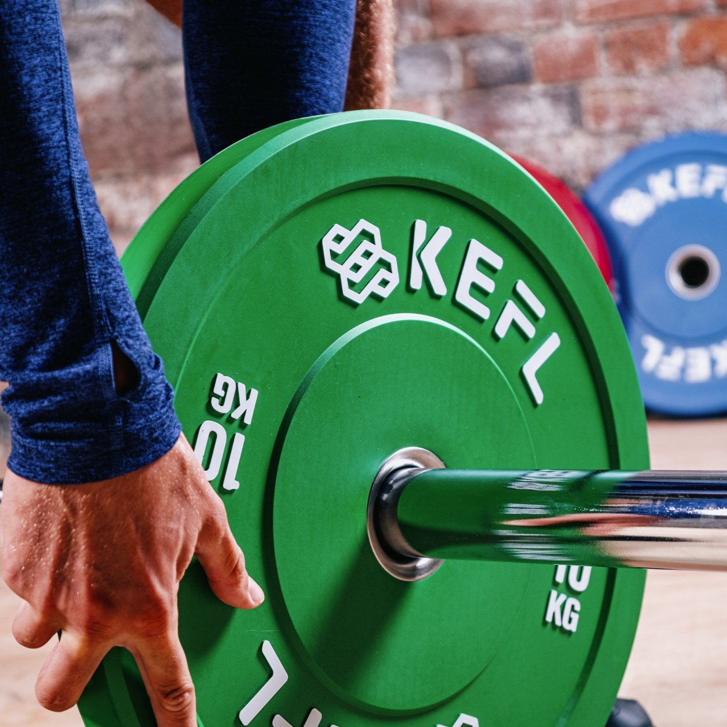 KEFL Olympic Bumper Plate - Colour Coded