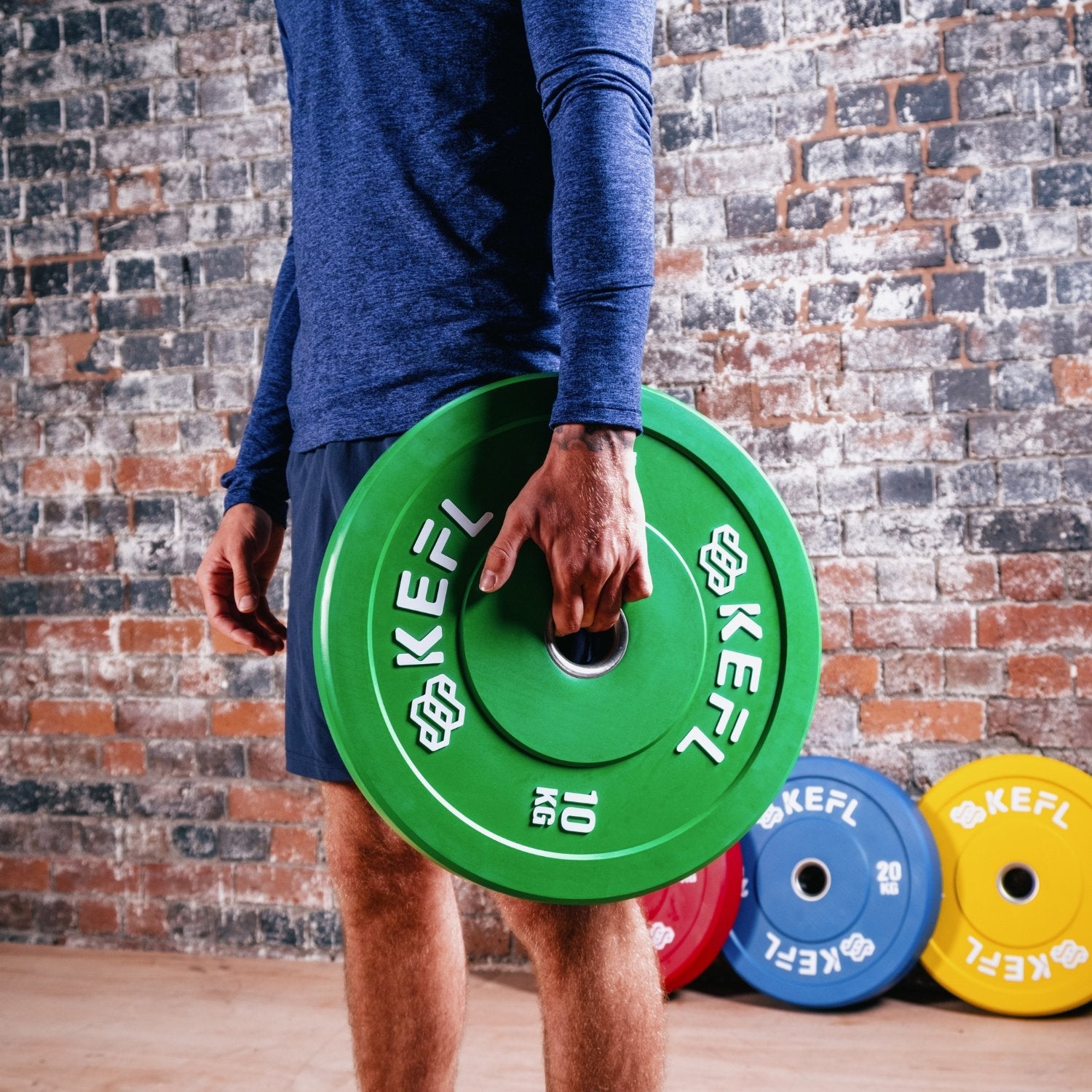 KEFL Olympic Bumper Plate - Colour Coded