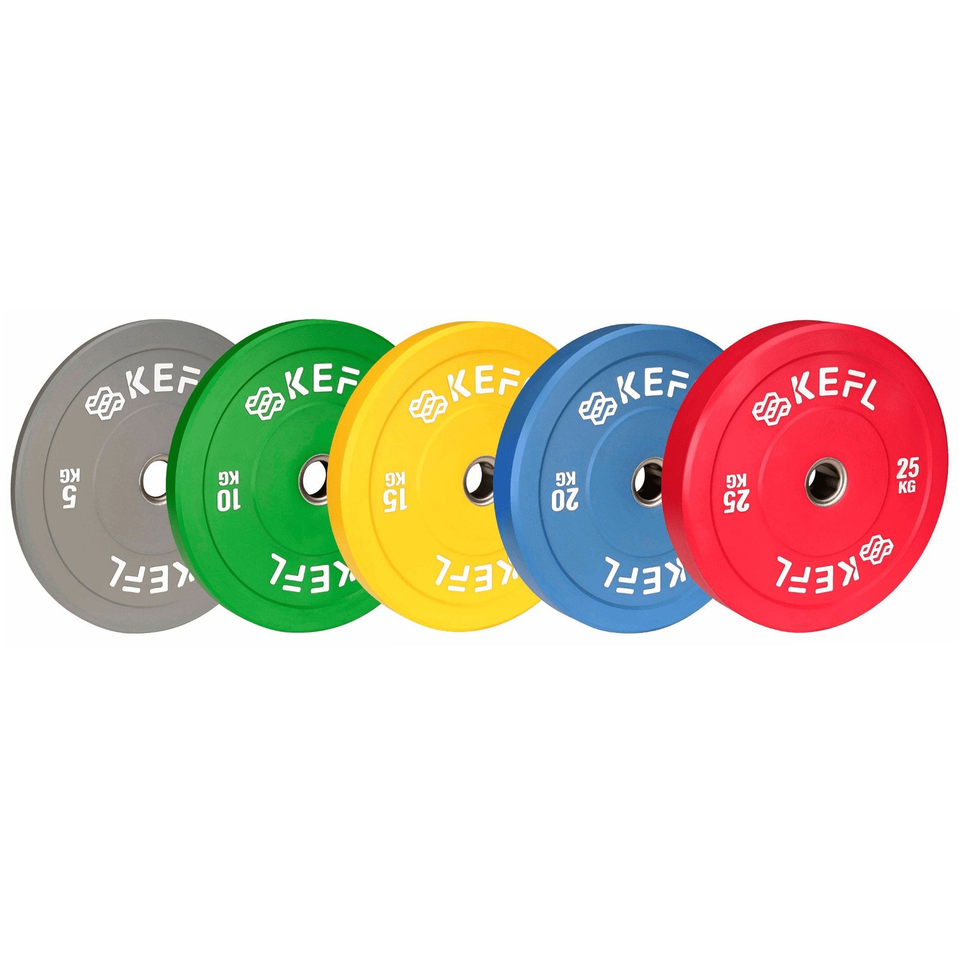 KEFL Olympic Bumper Plate - Colour Coded