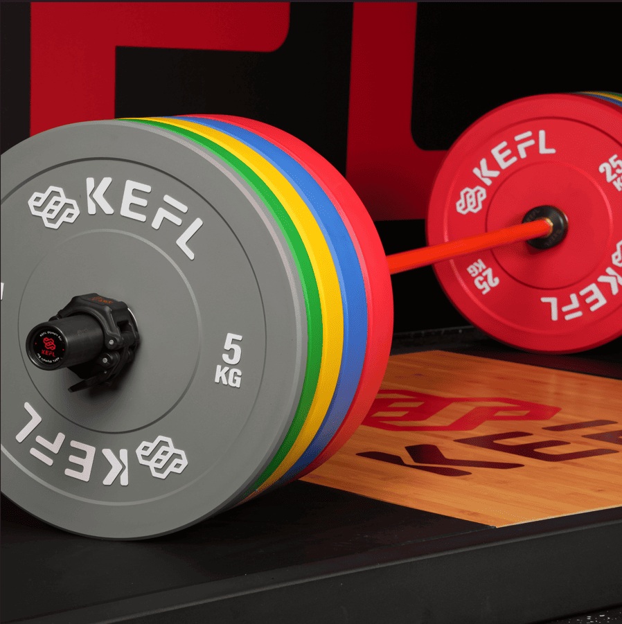 KEFL Olympic Bumper Plate - Colour Coded