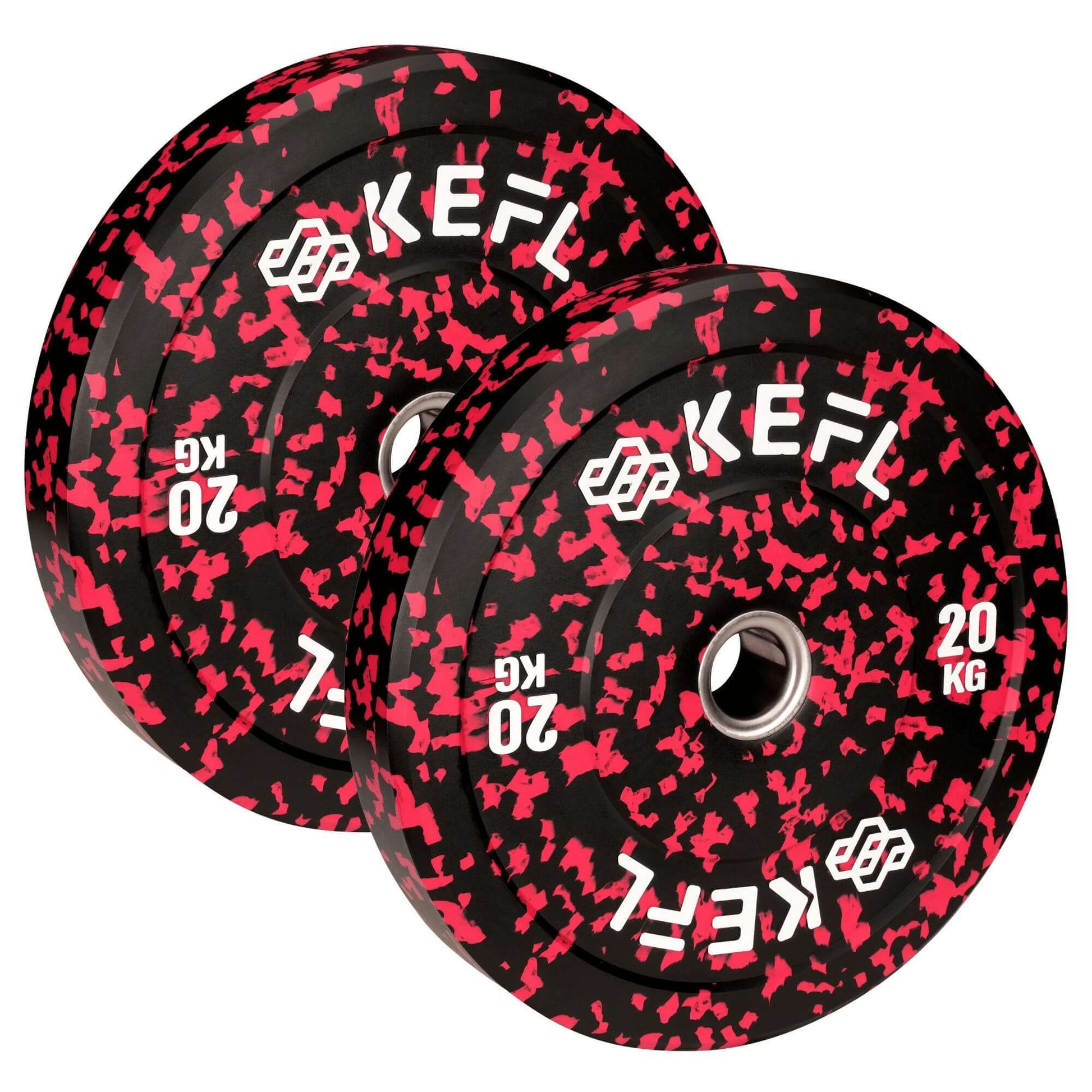 KEFL Olympic Bumper Plate Red Camo
