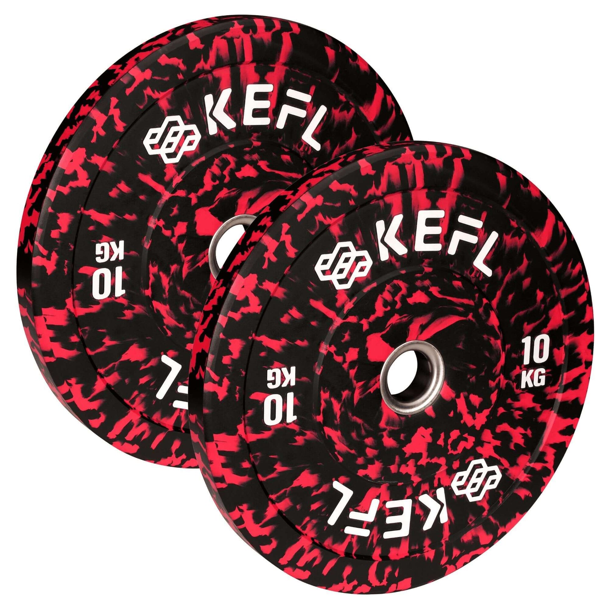 KEFL Olympic Bumper Plate Red Camo