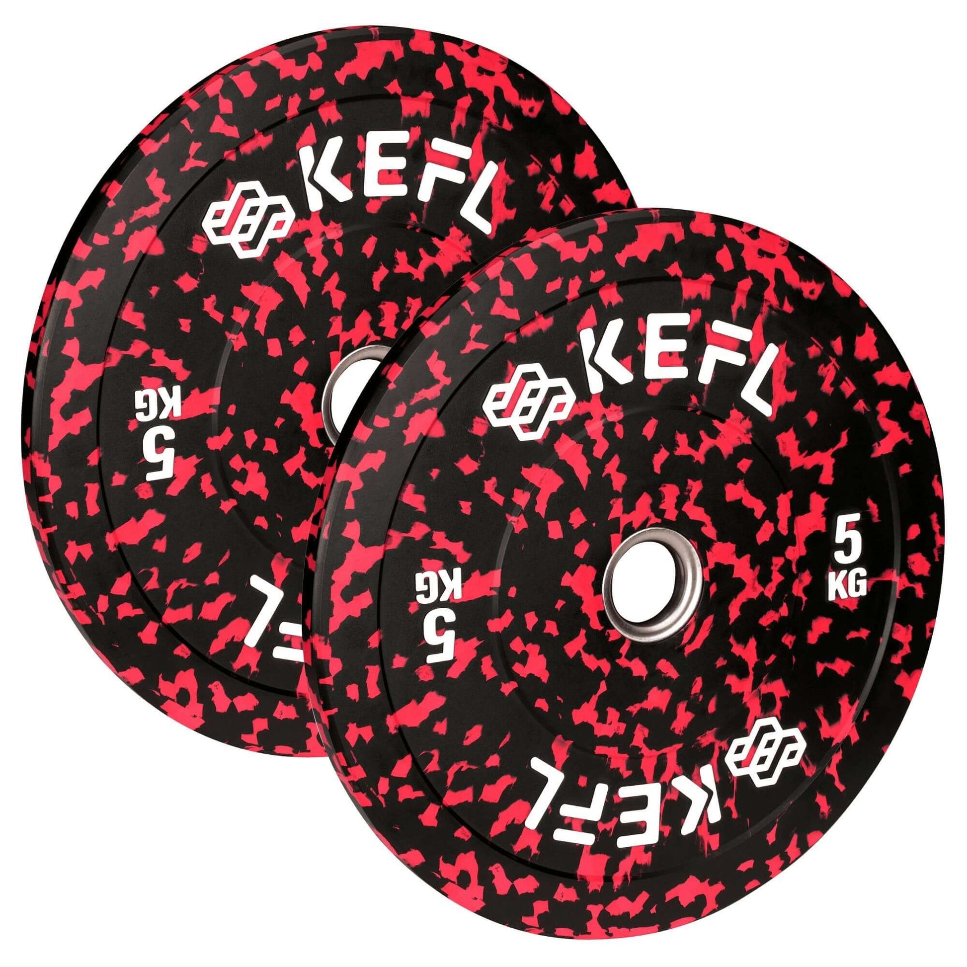 KEFL Olympic Bumper Plate Red Camo