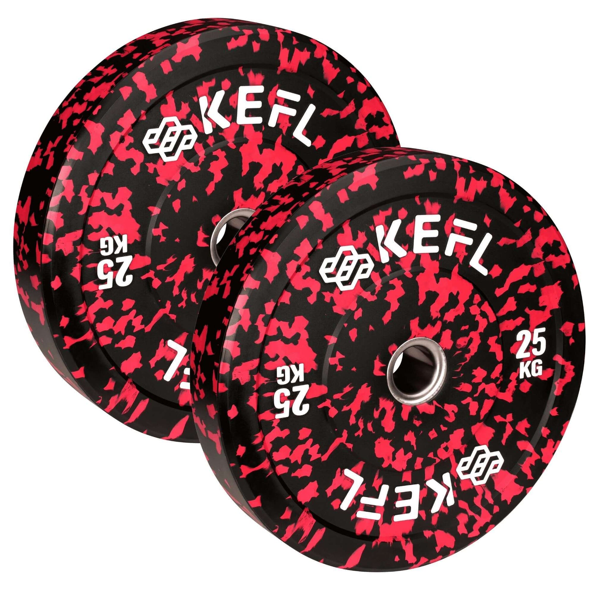 KEFL Olympic Bumper Plate Red Camo