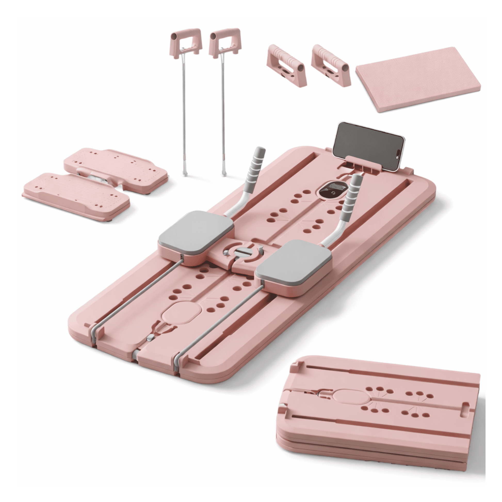 KEFL Pilates Reformer Board with Skiing Function – Foldable Home Workout Board