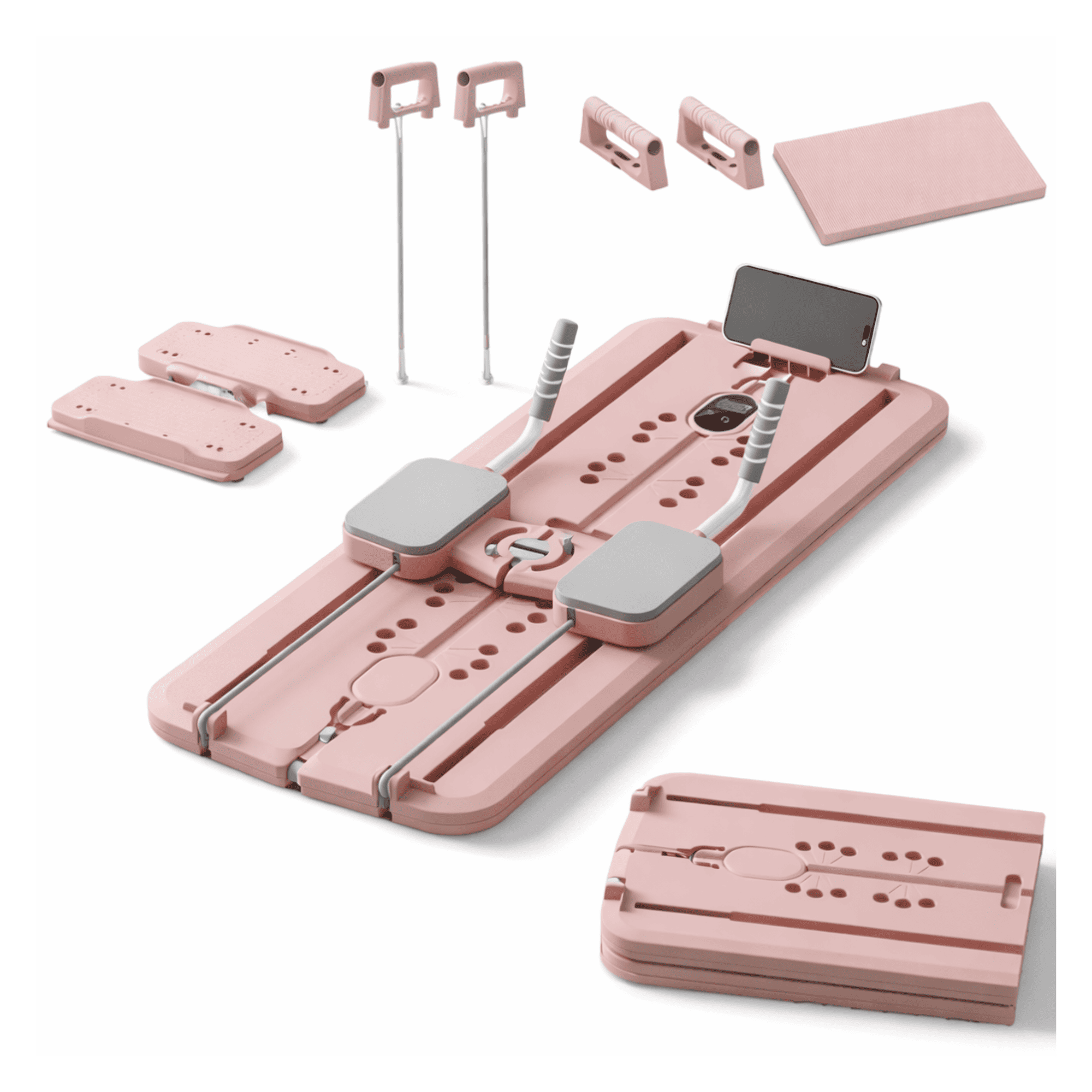 KEFL Pilates Reformer Board with Skiing Function – Foldable Home Workout Board