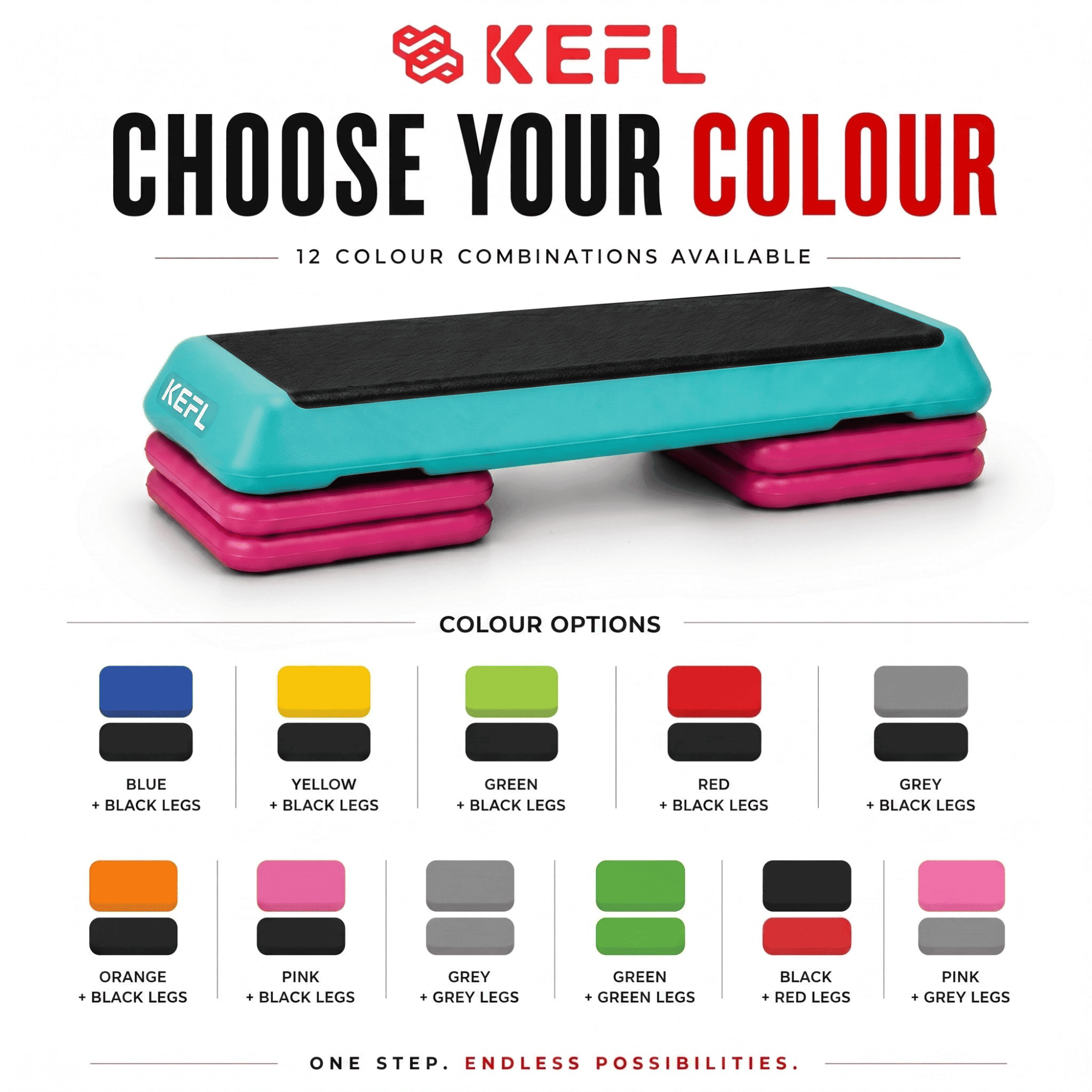 KEFL Premium Aerobic Stepper
