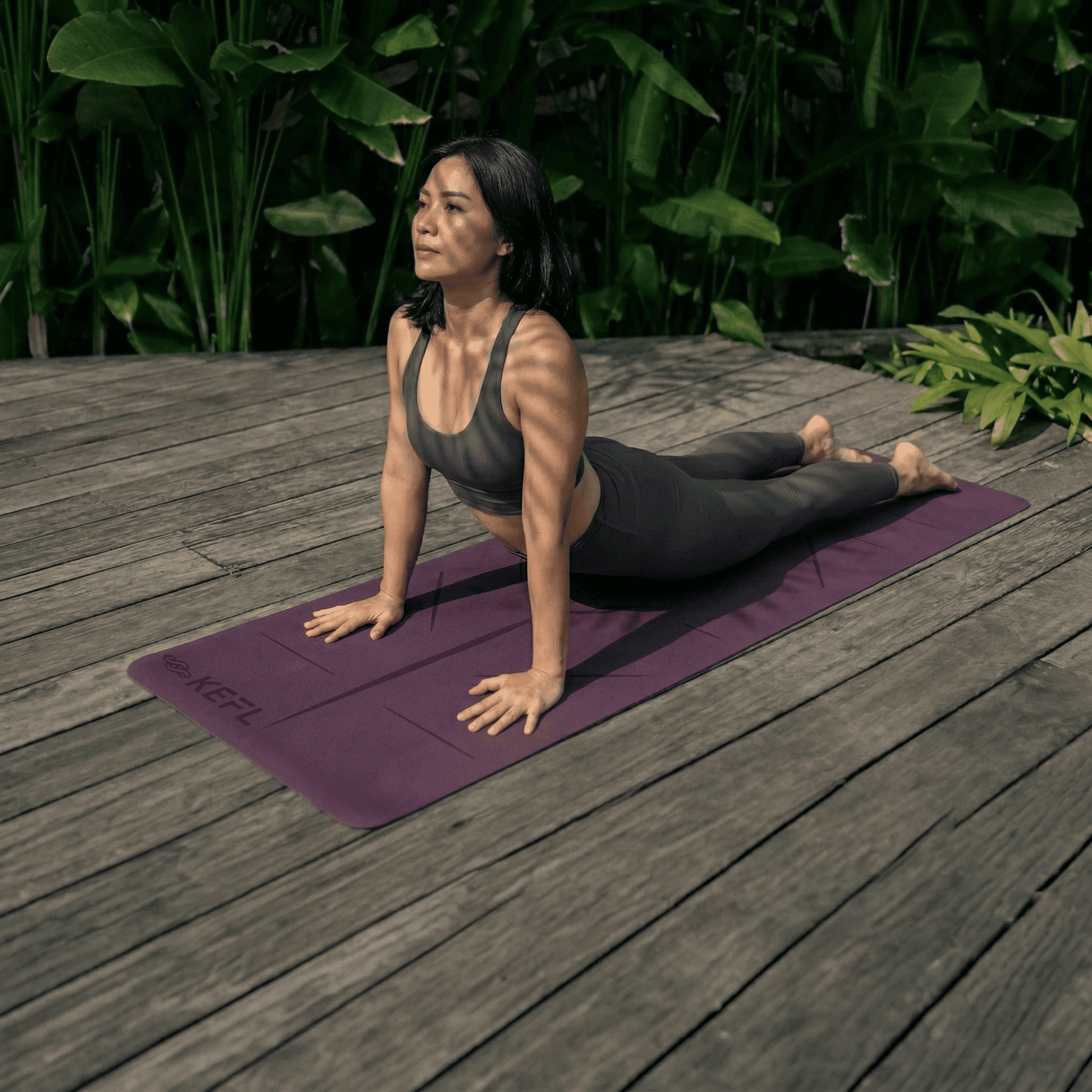 KEFL Pro Designer Yoga Mats - Free Carry Strap