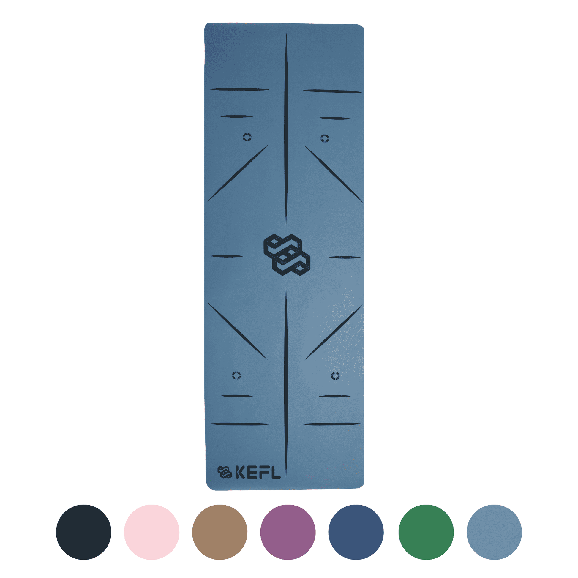 KEFL Pro Designer Yoga Mats - Free Carry Strap