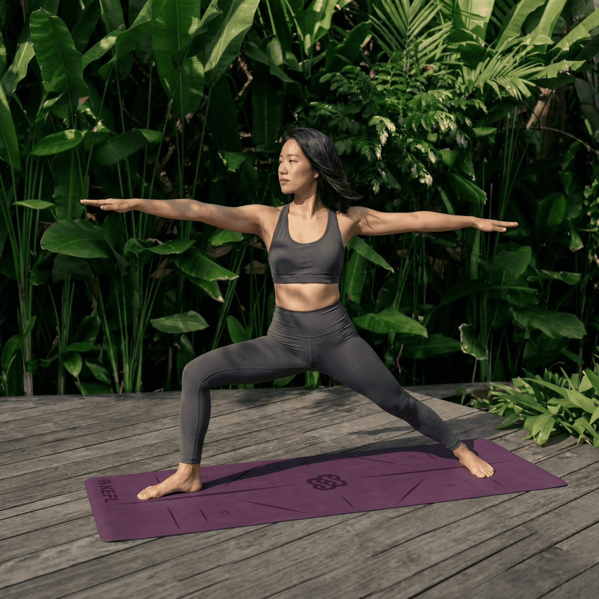 KEFL Pro Designer Yoga Mats - Free Carry Strap