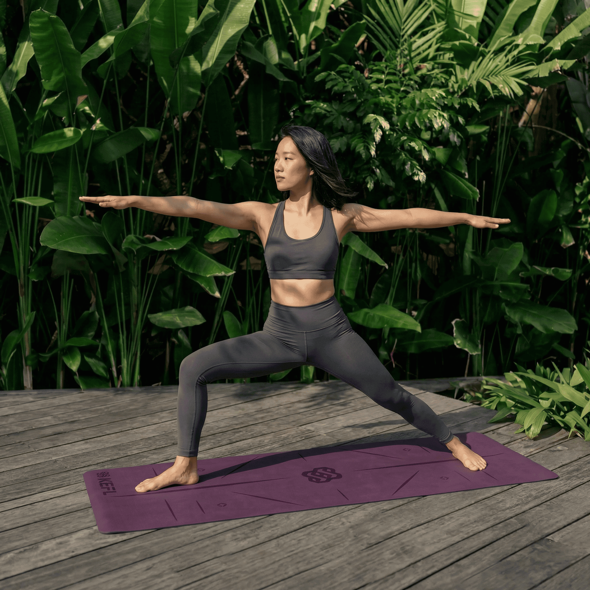 KEFL Pro Designer Yoga Mats - Free Carry Strap
