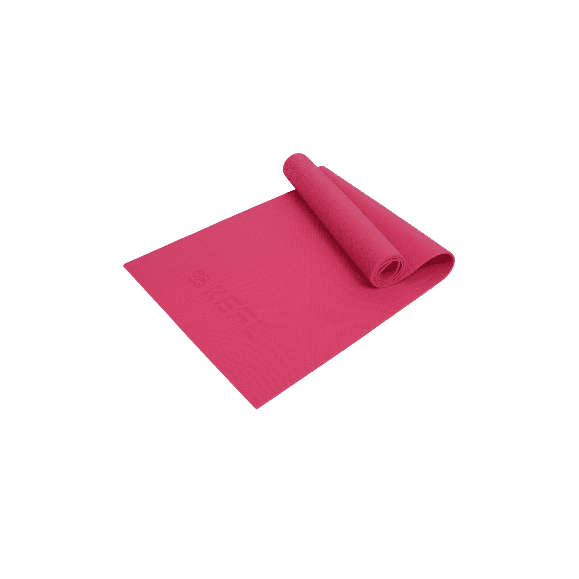 KEFL PVC Yoga Mat 6mm - with Free Carry Strap