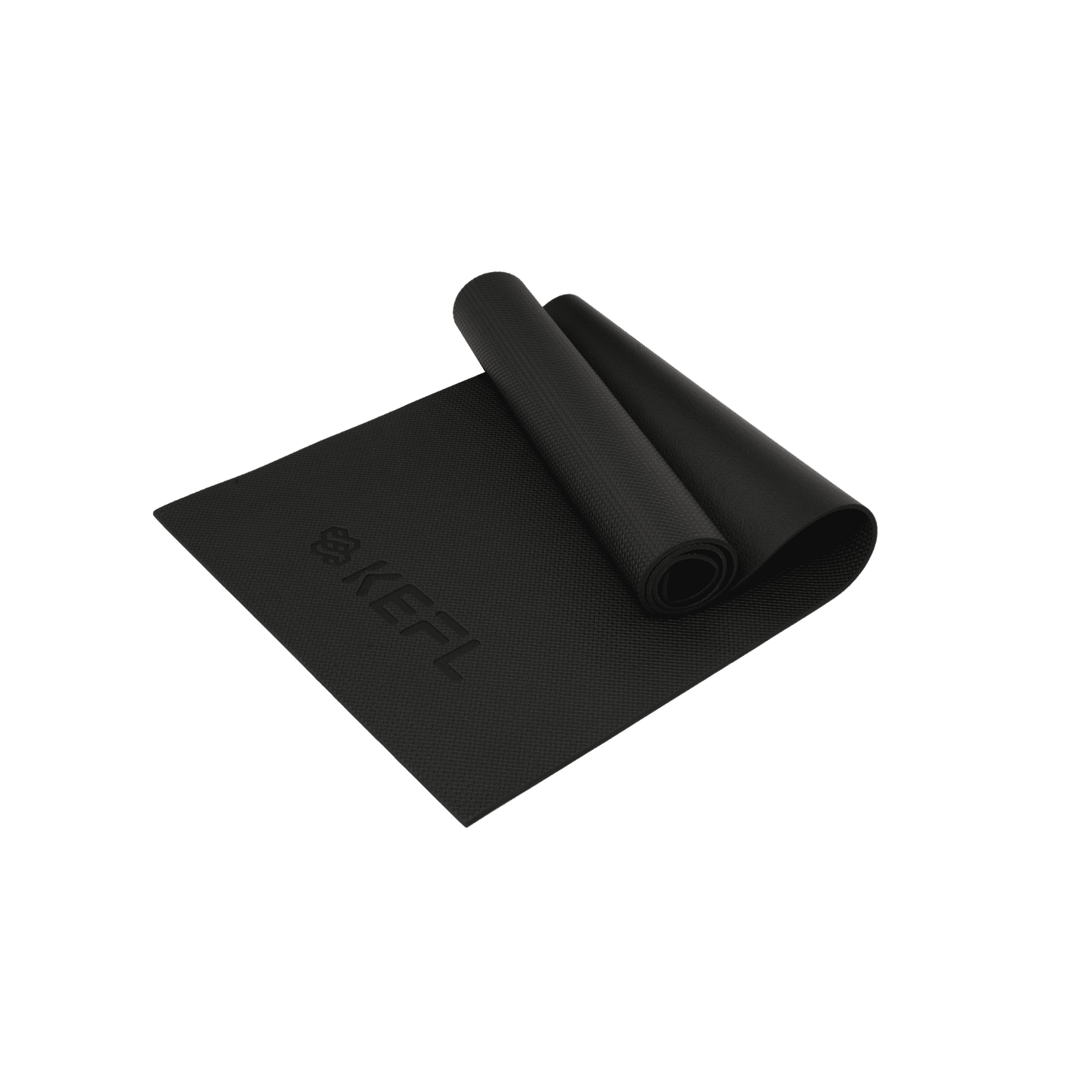 KEFL PVC Yoga Mat 6mm - with Free Carry Strap