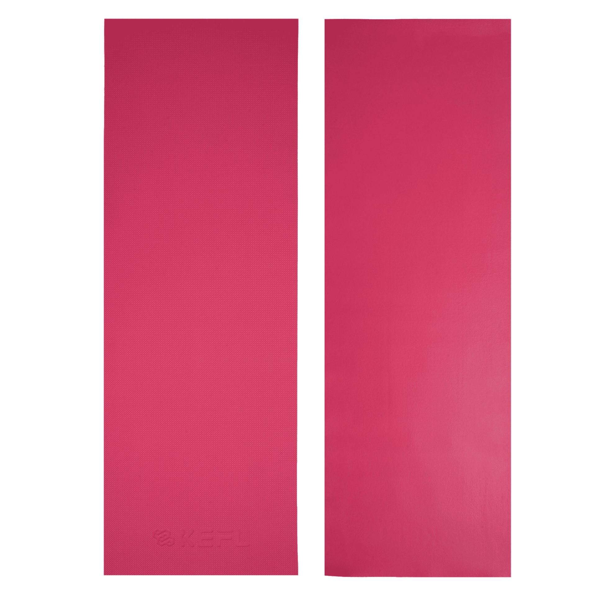 KEFL PVC Yoga Mat 6mm - with Free Carry Strap