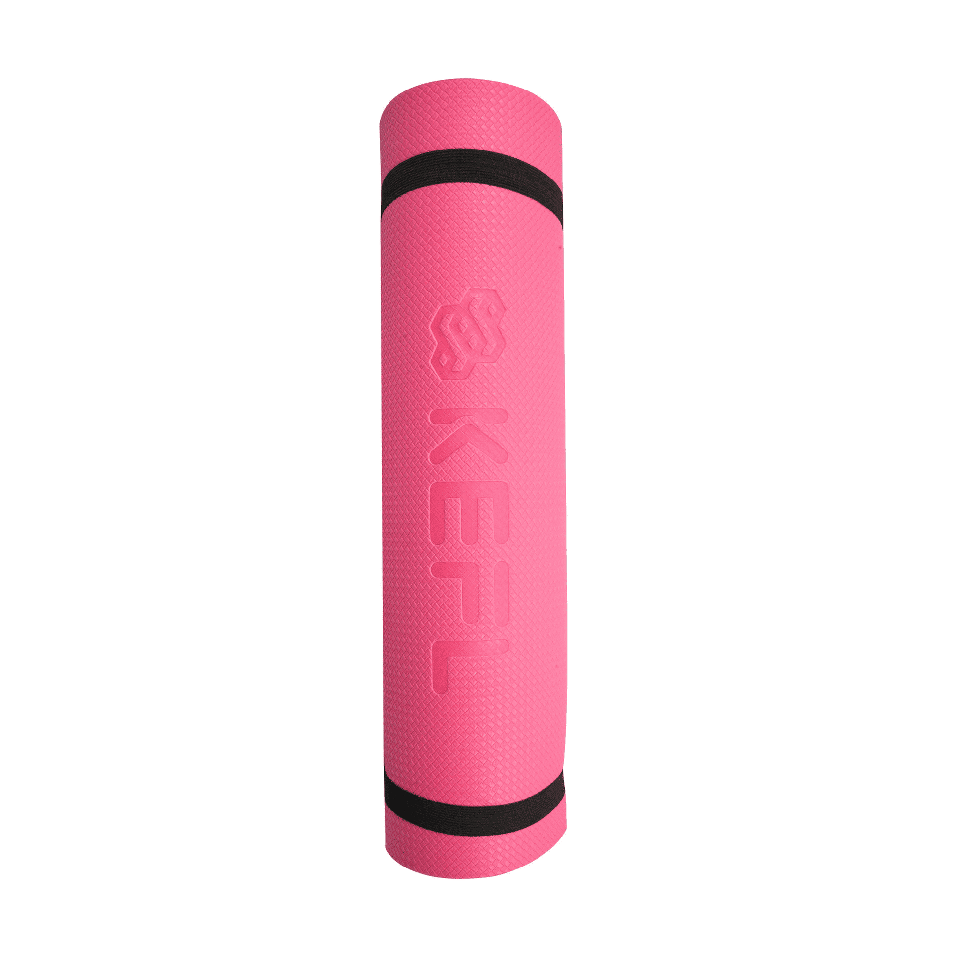 KEFL PVC Yoga Mat 6mm - with Free Carry Strap