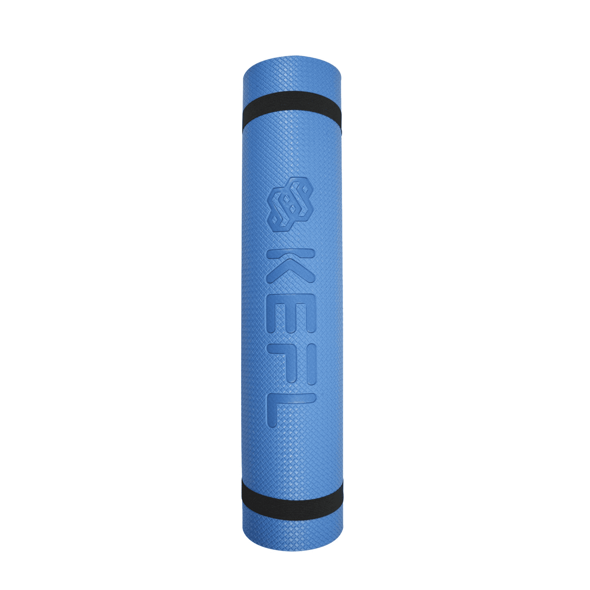 KEFL PVC Yoga Mat 6mm - with Free Carry Strap