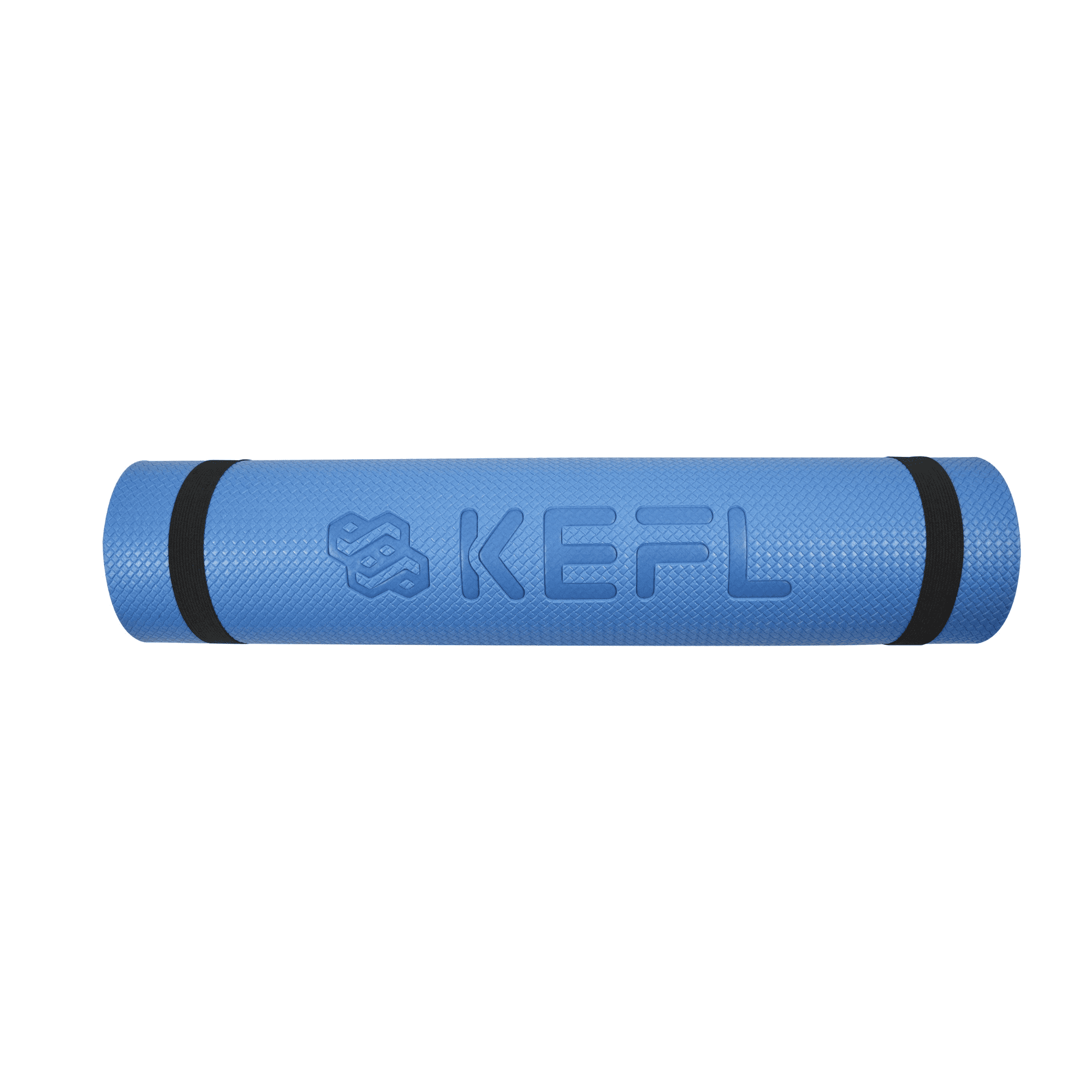 KEFL PVC Yoga Mat 6mm - with Free Carry Strap